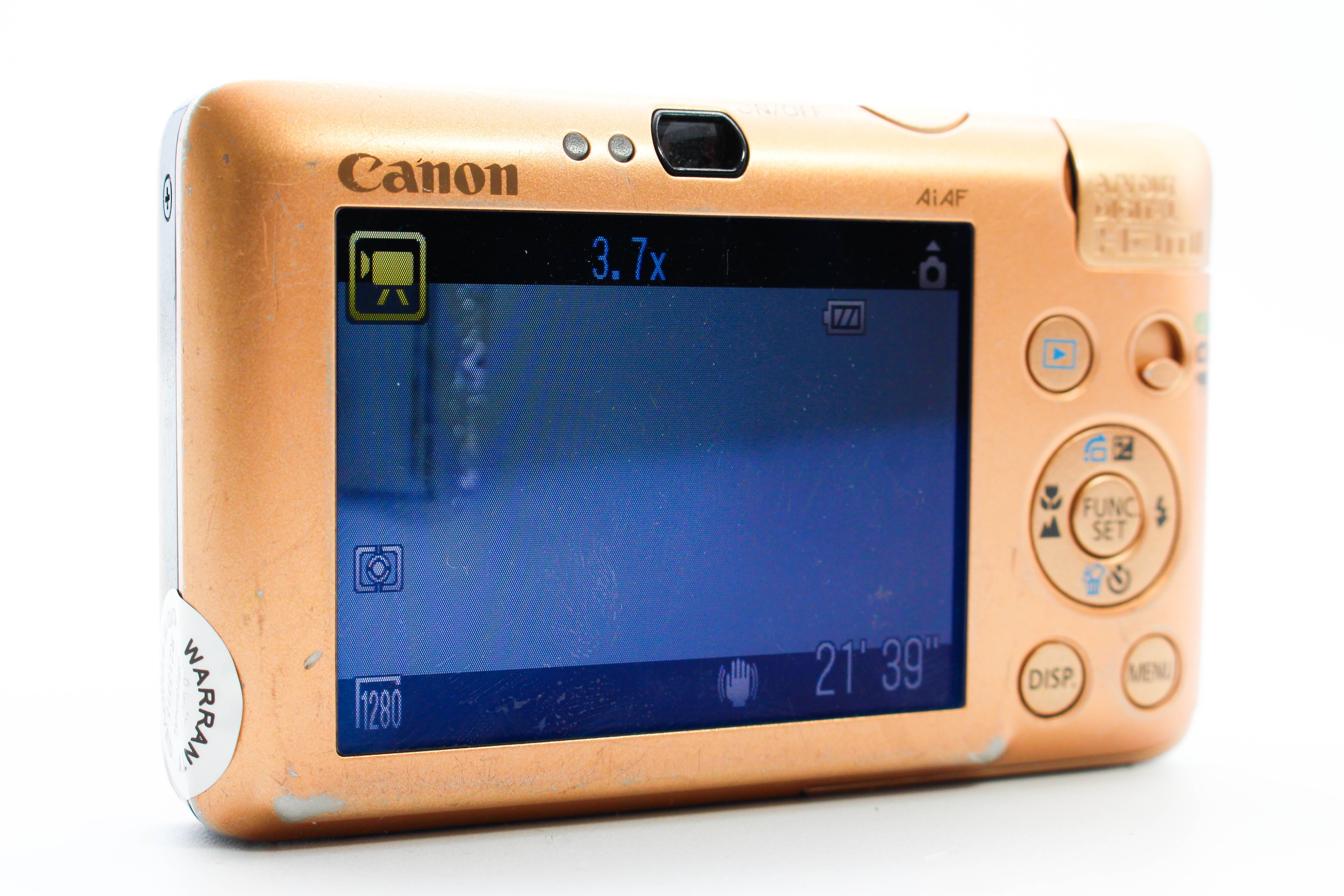 Canon Digital IXUS 100 IS Retro Photo Video Digital Camera Digicam - Tested Bundle (Read)