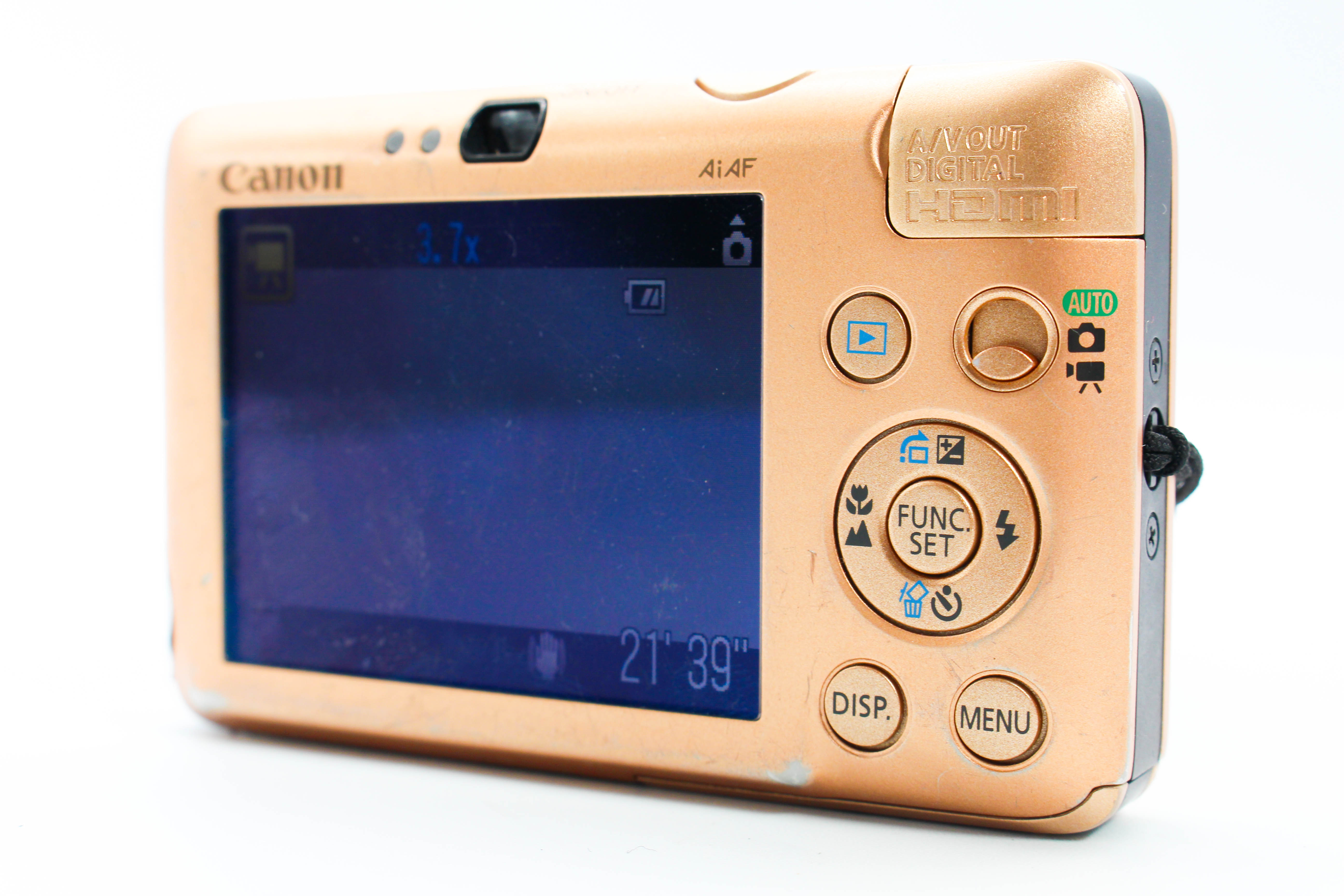 Canon Digital IXUS 100 IS Retro Photo Video Digital Camera Digicam - Tested Bundle (Read)