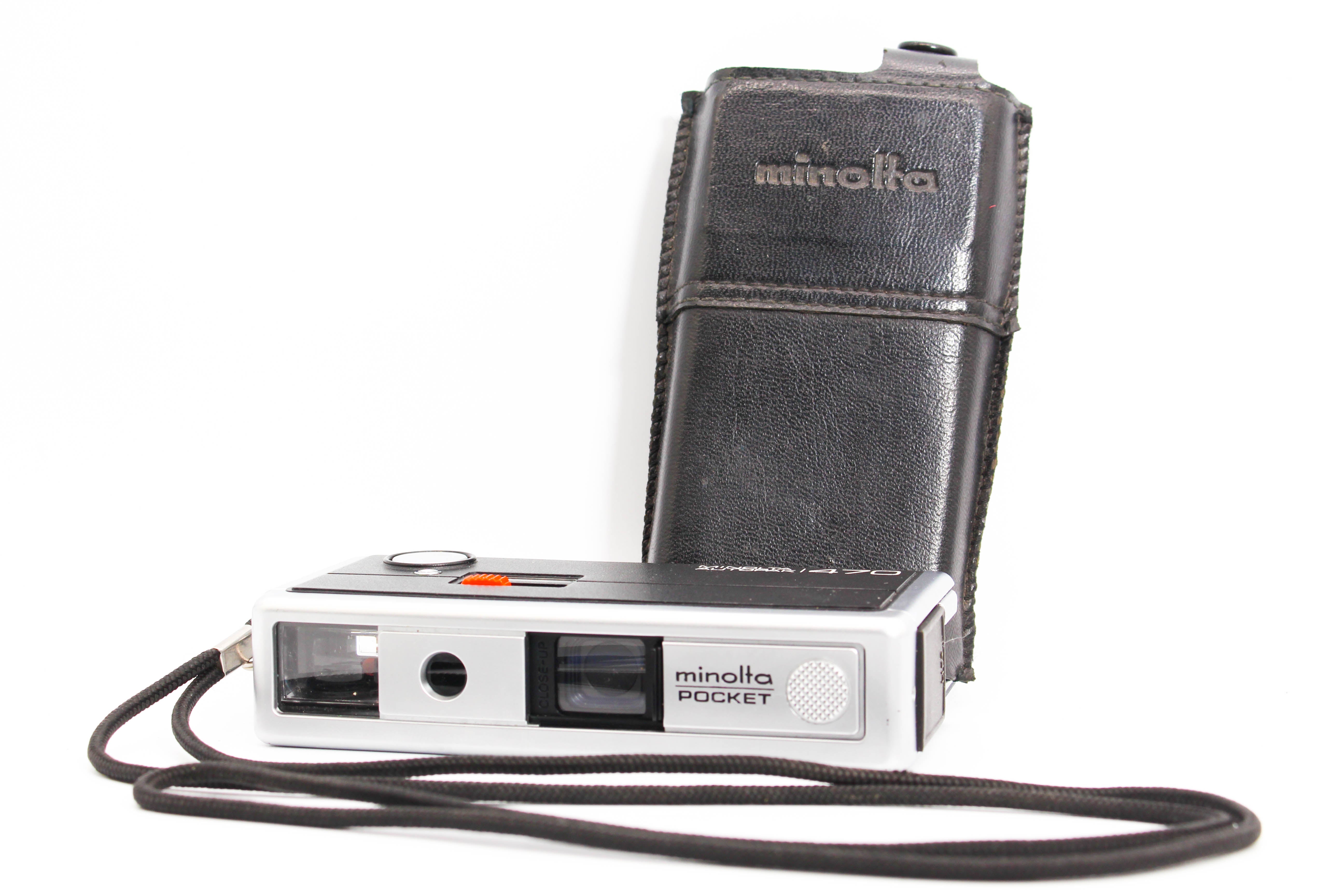 Minolta Pocket Autopak 470 110 Cartridge Compact Film Camera - Tested Bundle Excellent