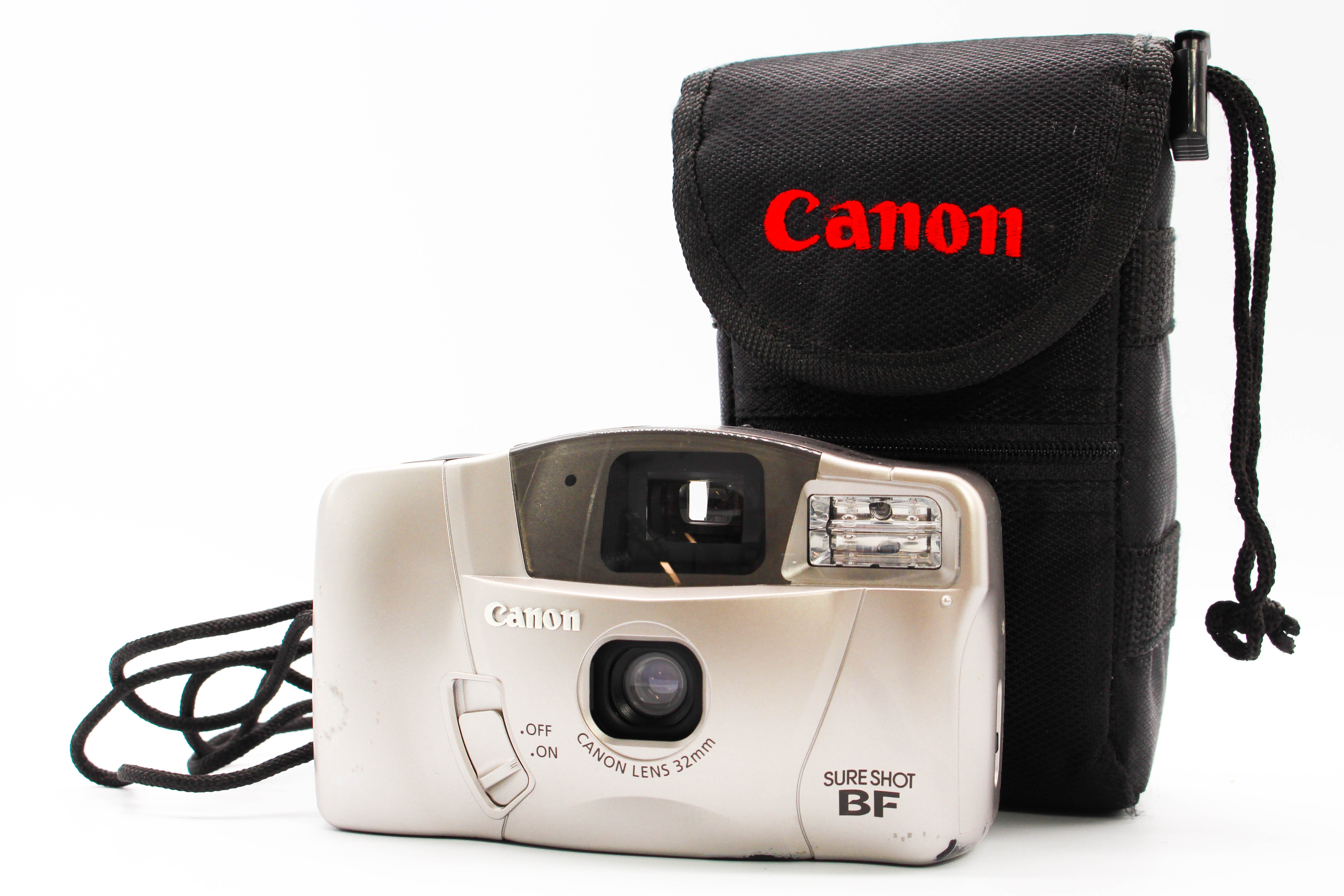 Canon Sureshot BF 35mm Compact Point And Shoot Film Camera  - Tested Bundle