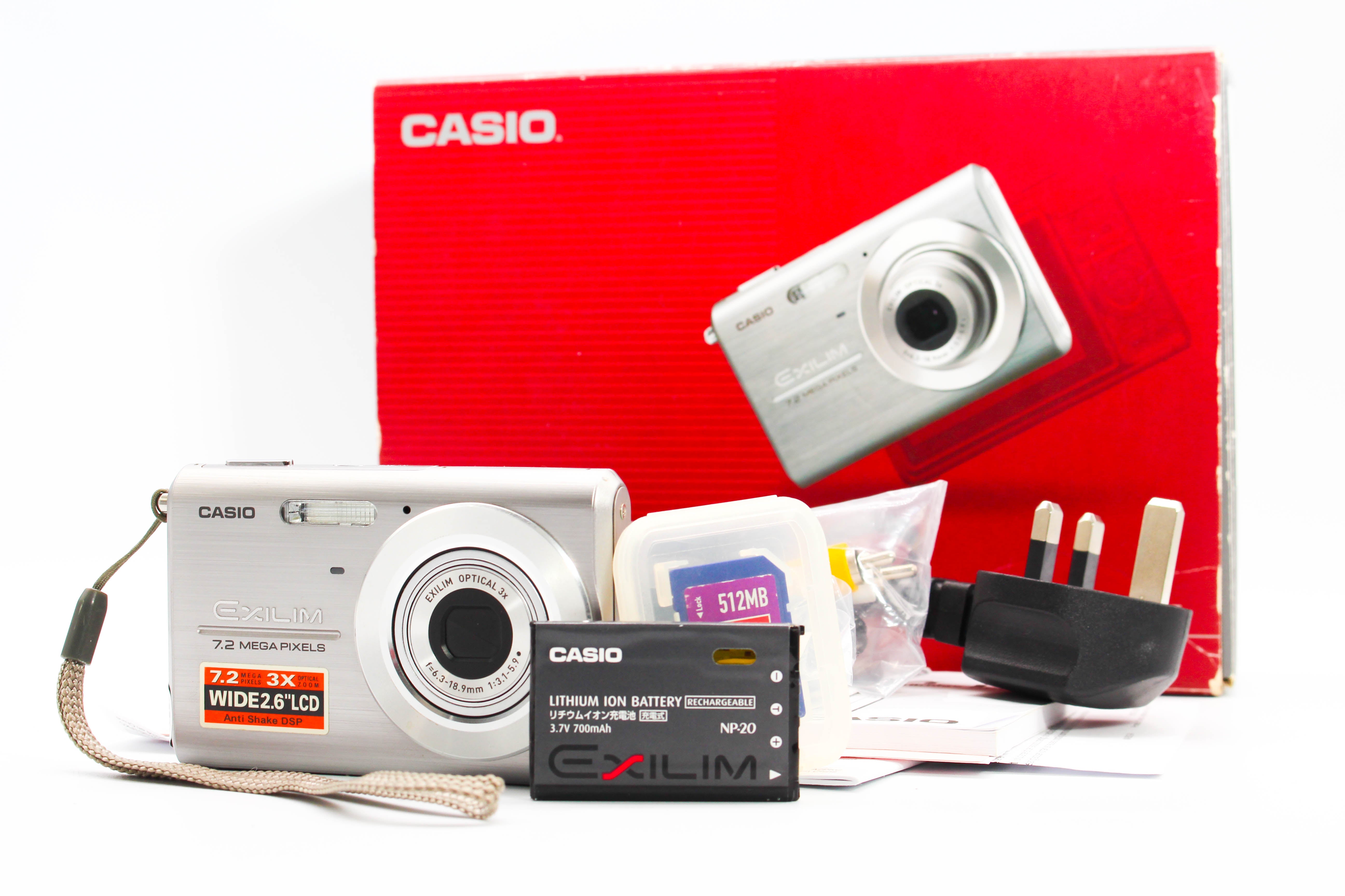 Casio EXILIM EX-Z75 SD Card Retro Digital Photo Video Camera Digicam - Tested Bundle Excellent