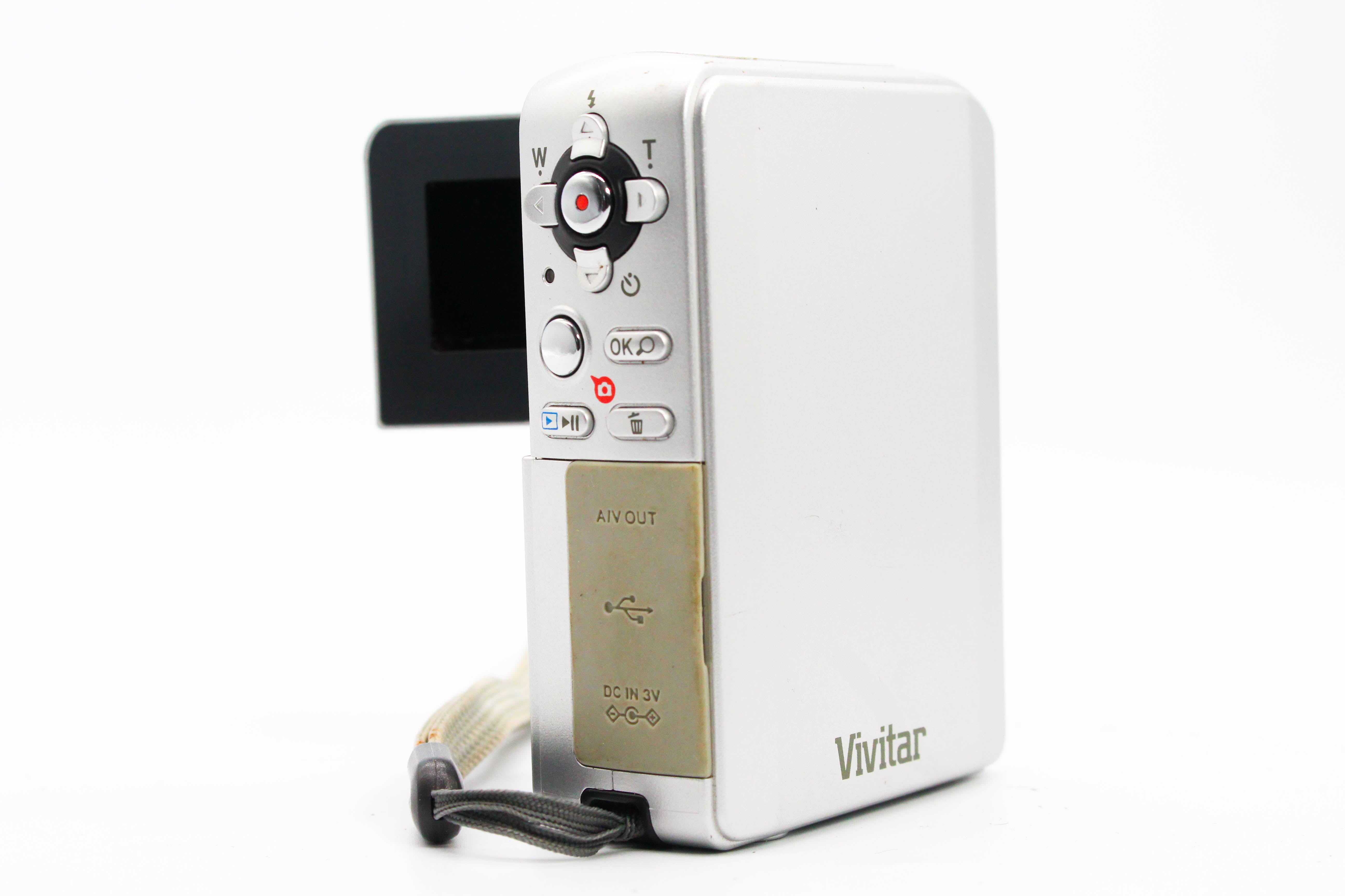 Vivitar DVR-200 SD Card Digital Photo Video Retro Camera Digicam - Tested Bundle