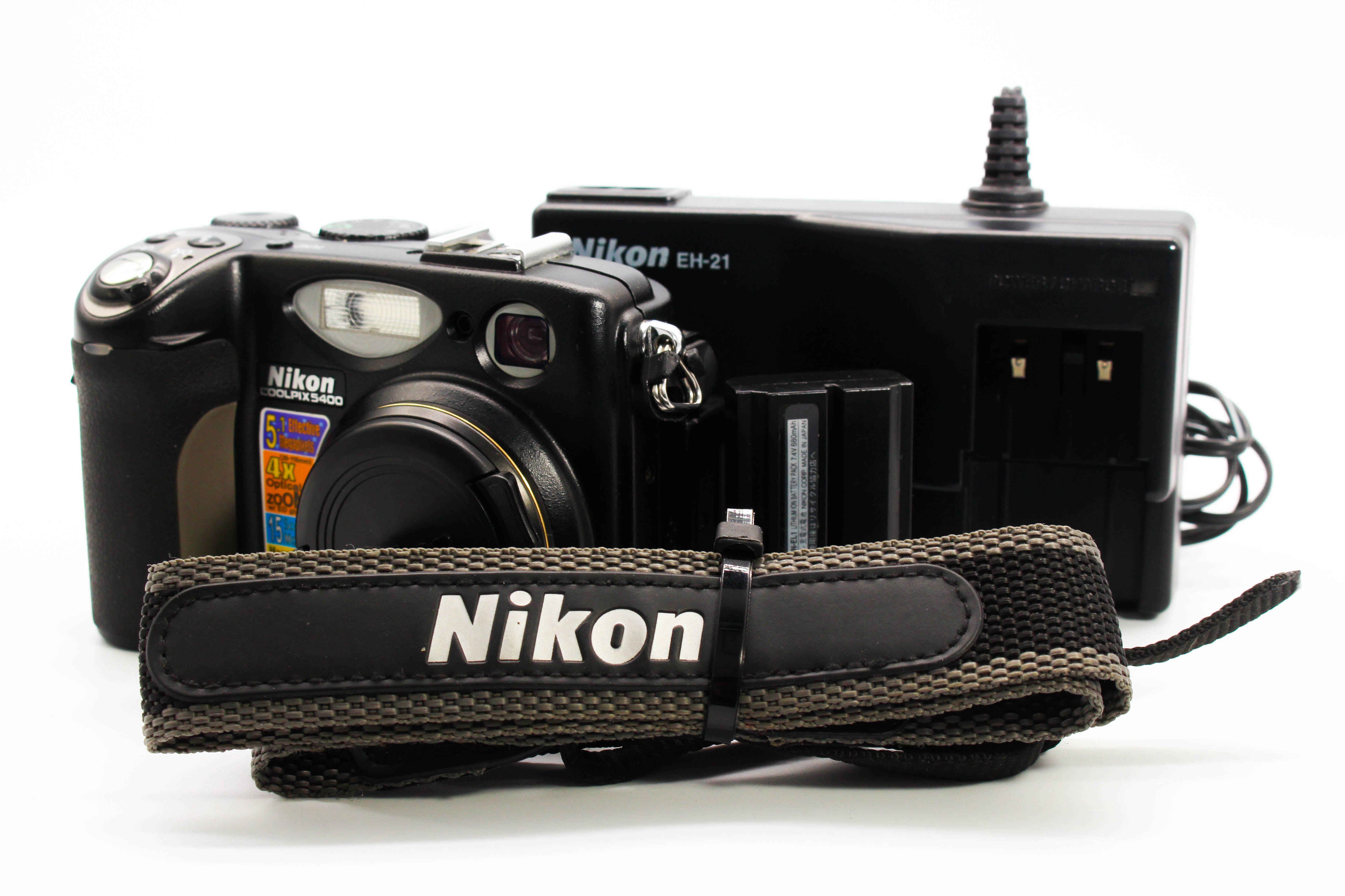 Nikon Coolpix E5400 CF Card Retro Photo Video Digital Camera Digicam - Tested Bundle Excellent