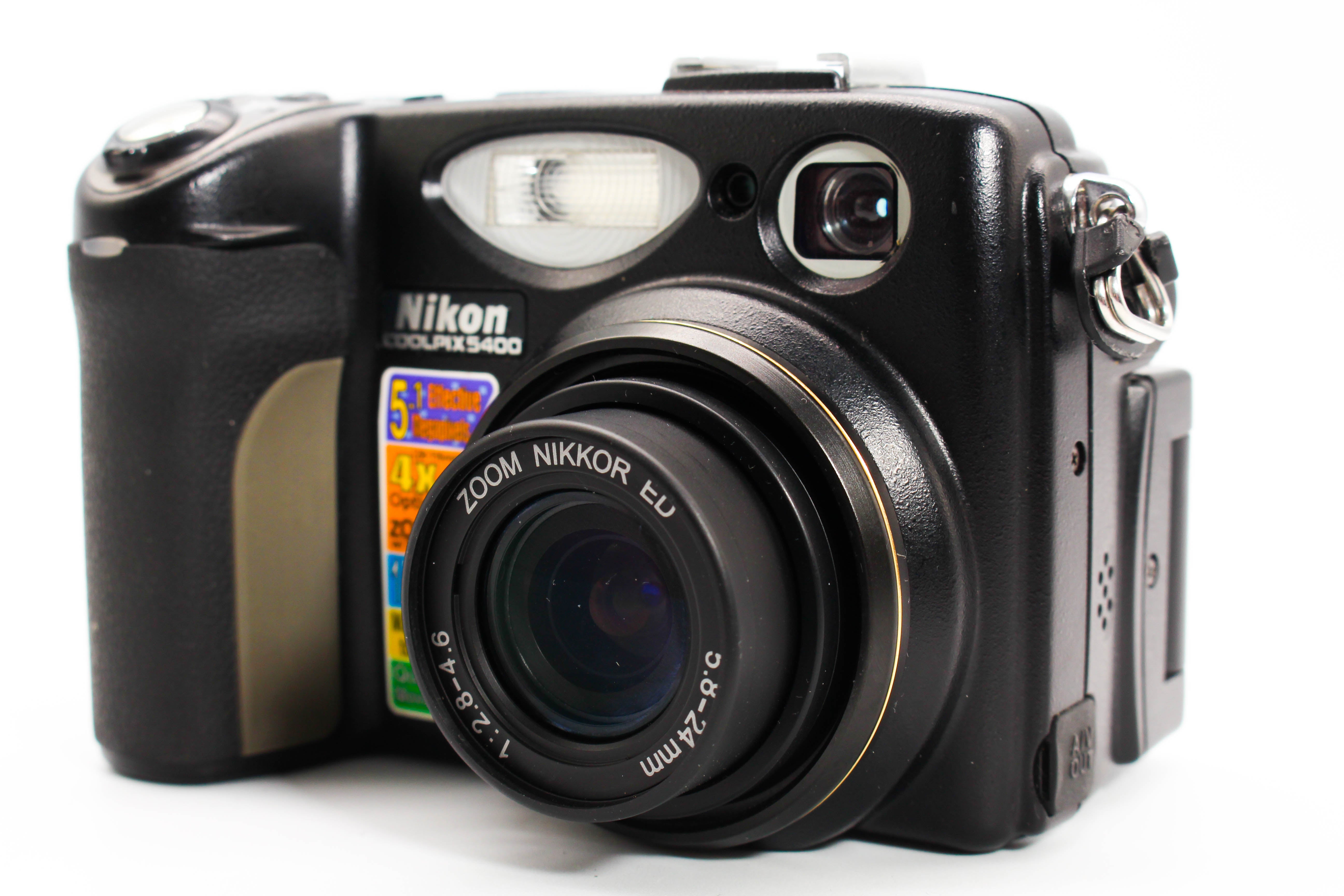 Nikon Coolpix E5400 CF Card Retro Photo Video Digital Camera Digicam - Tested Bundle Excellent