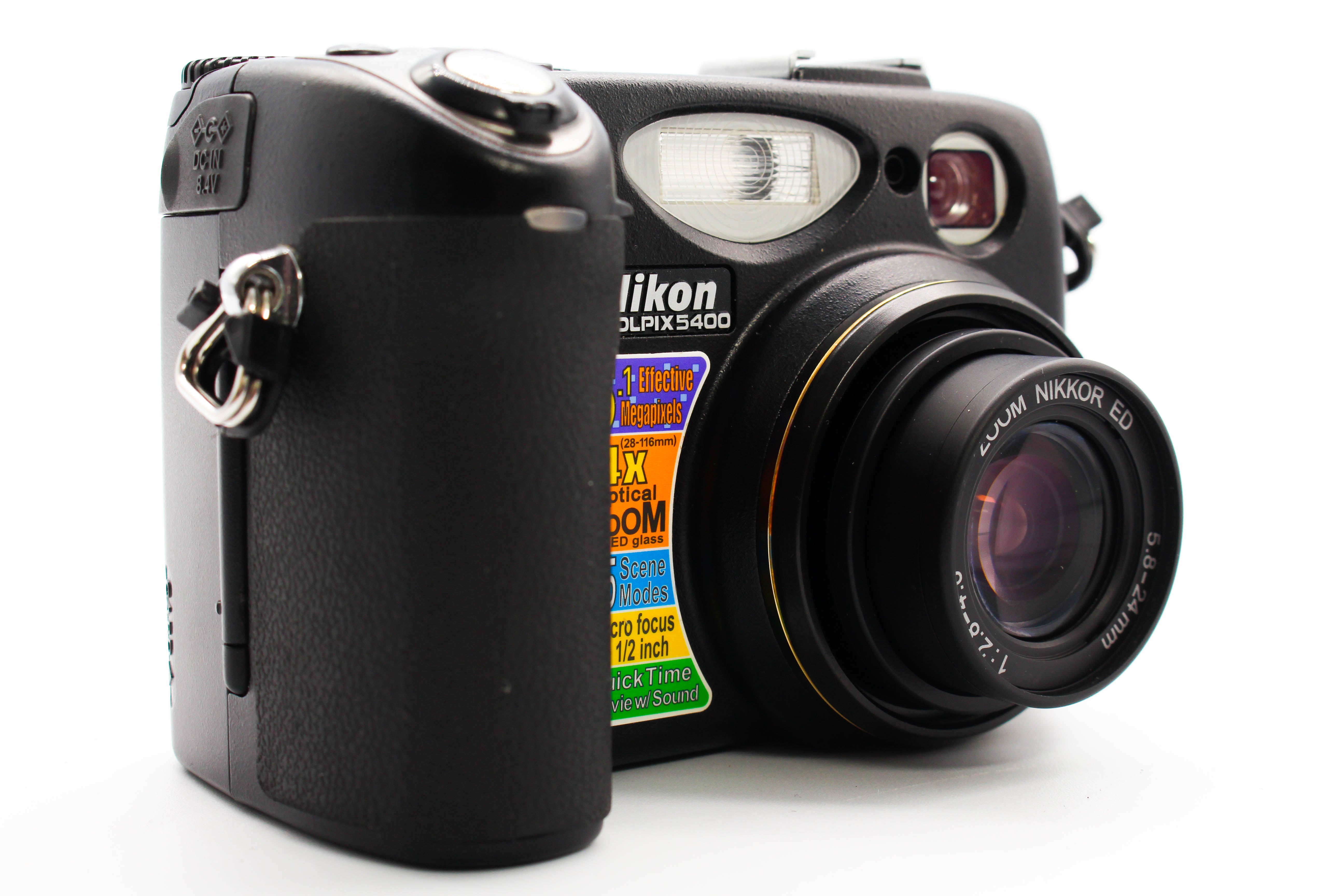 Nikon Coolpix E5400 CF Card Retro Photo Video Digital Camera Digicam - Tested Bundle Excellent