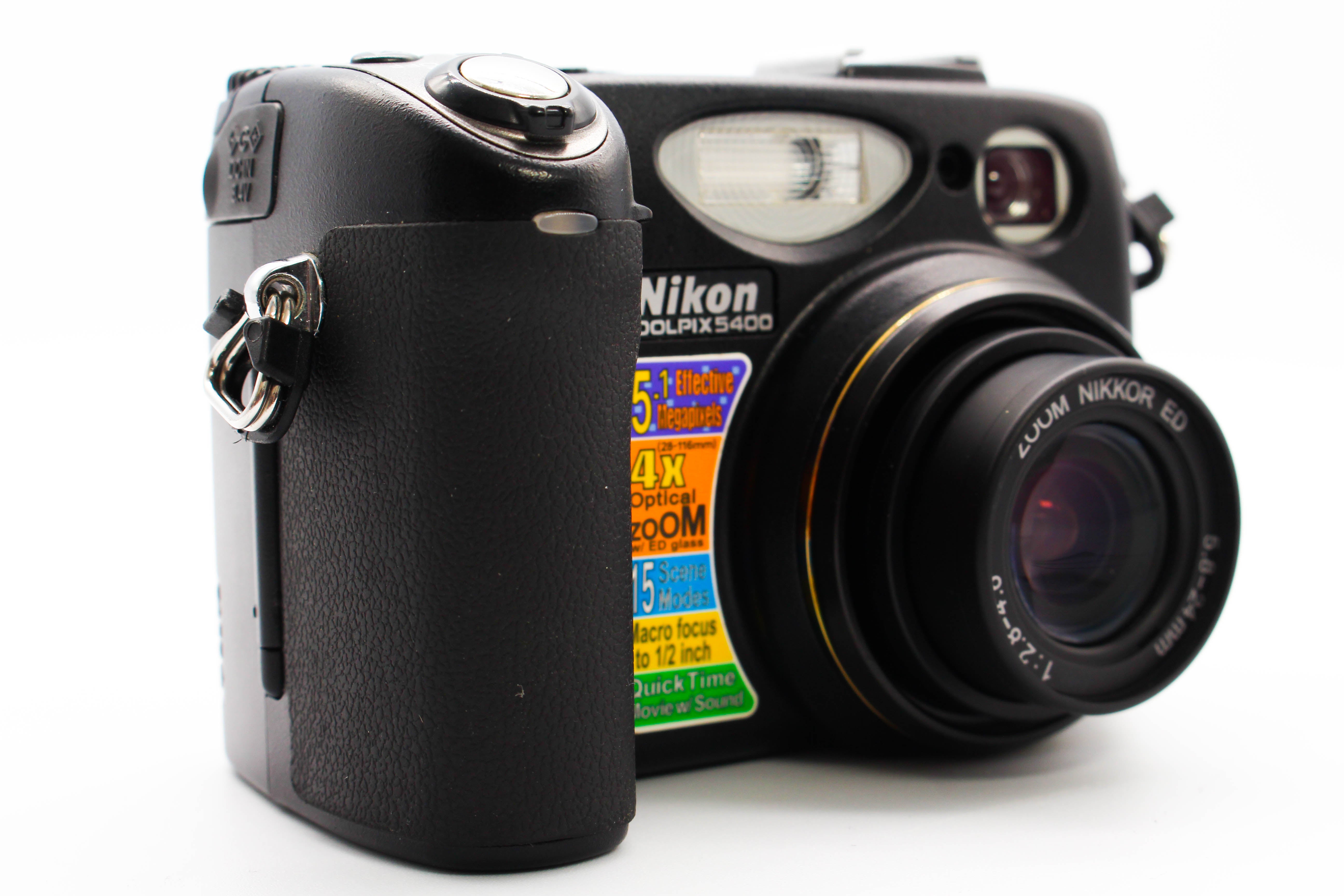 Nikon Coolpix E5400 CF Card Retro Photo Video Digital Camera Digicam - Tested Bundle Excellent