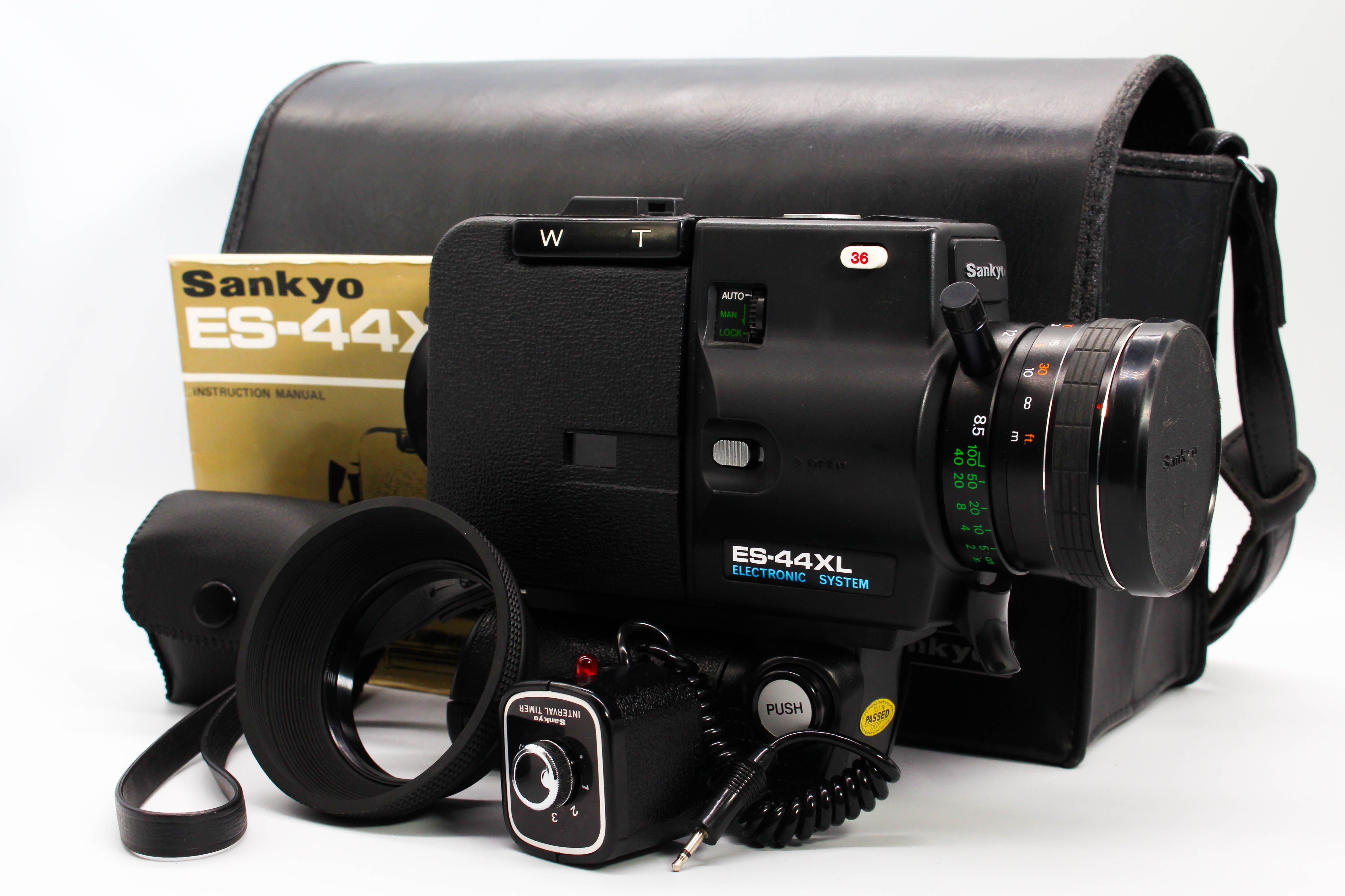 Sankyo ES-44XL Electronic System Super 8 Cine Camera - Tested Bundle Excellent