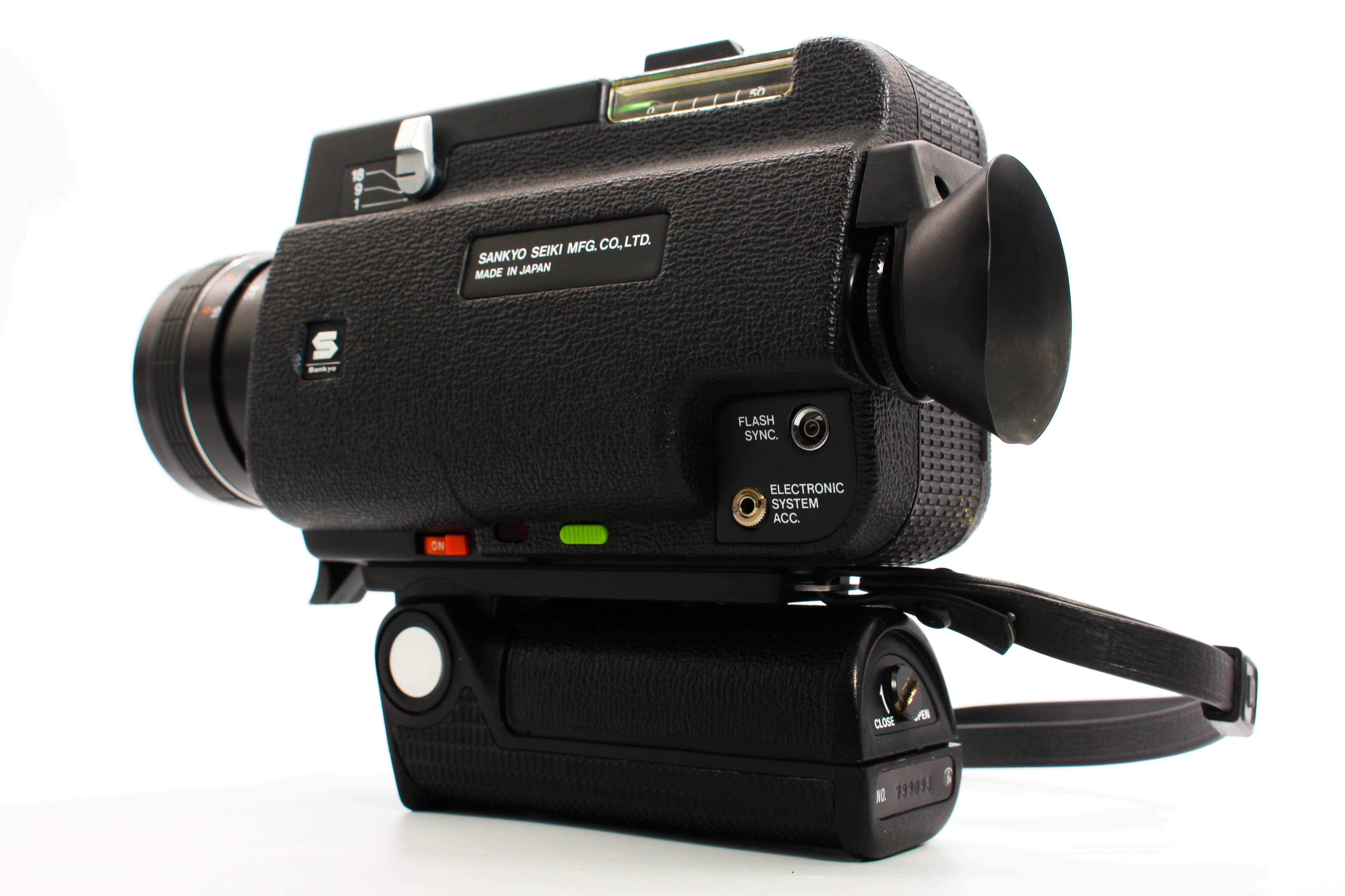 Sankyo ES-44XL Electronic System Super 8 Cine Camera - Tested Bundle Excellent