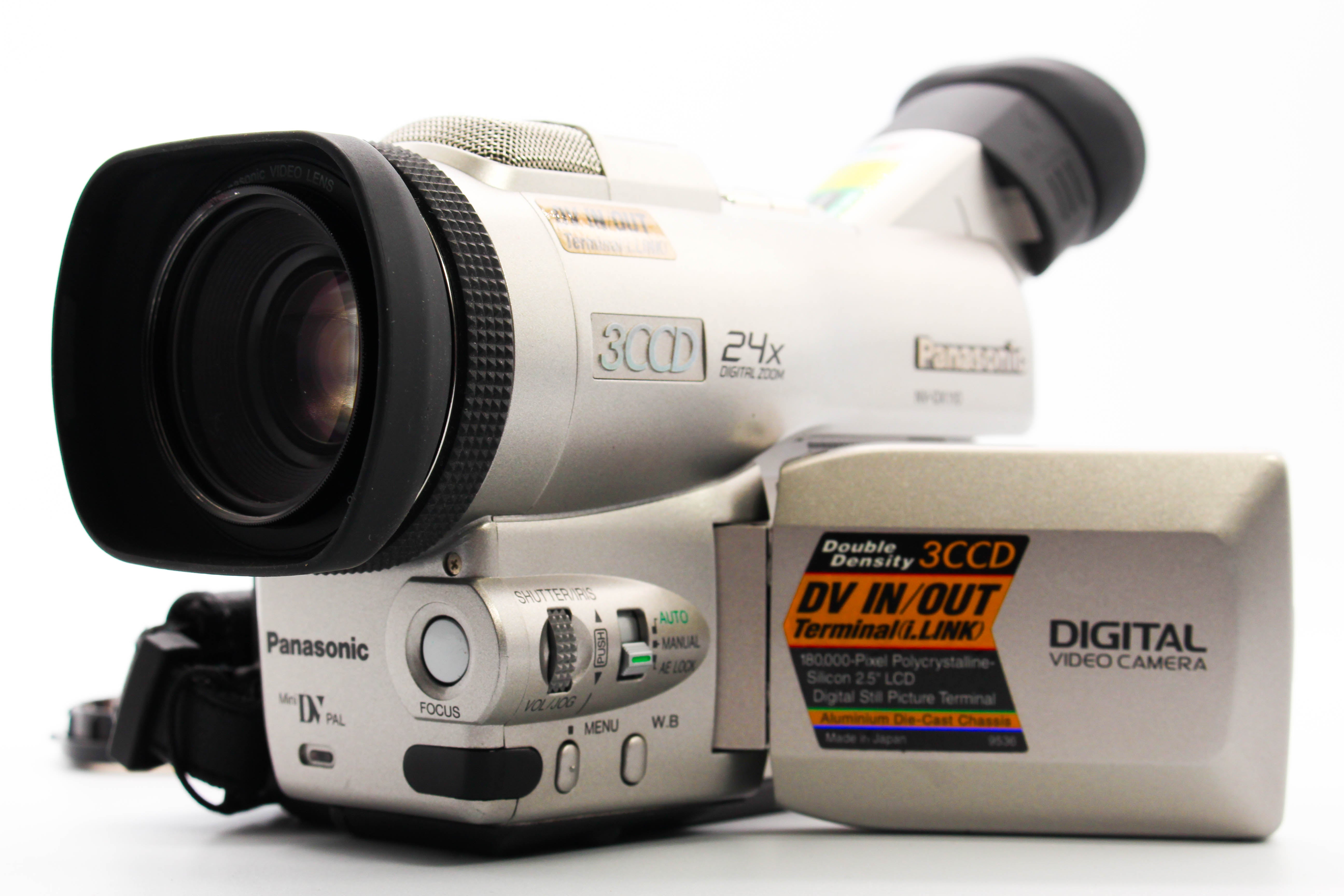 Panasonic NV-DX110B MiniDV Digital Video Handycam Camcorder Camera - Tested Bundle Excellent