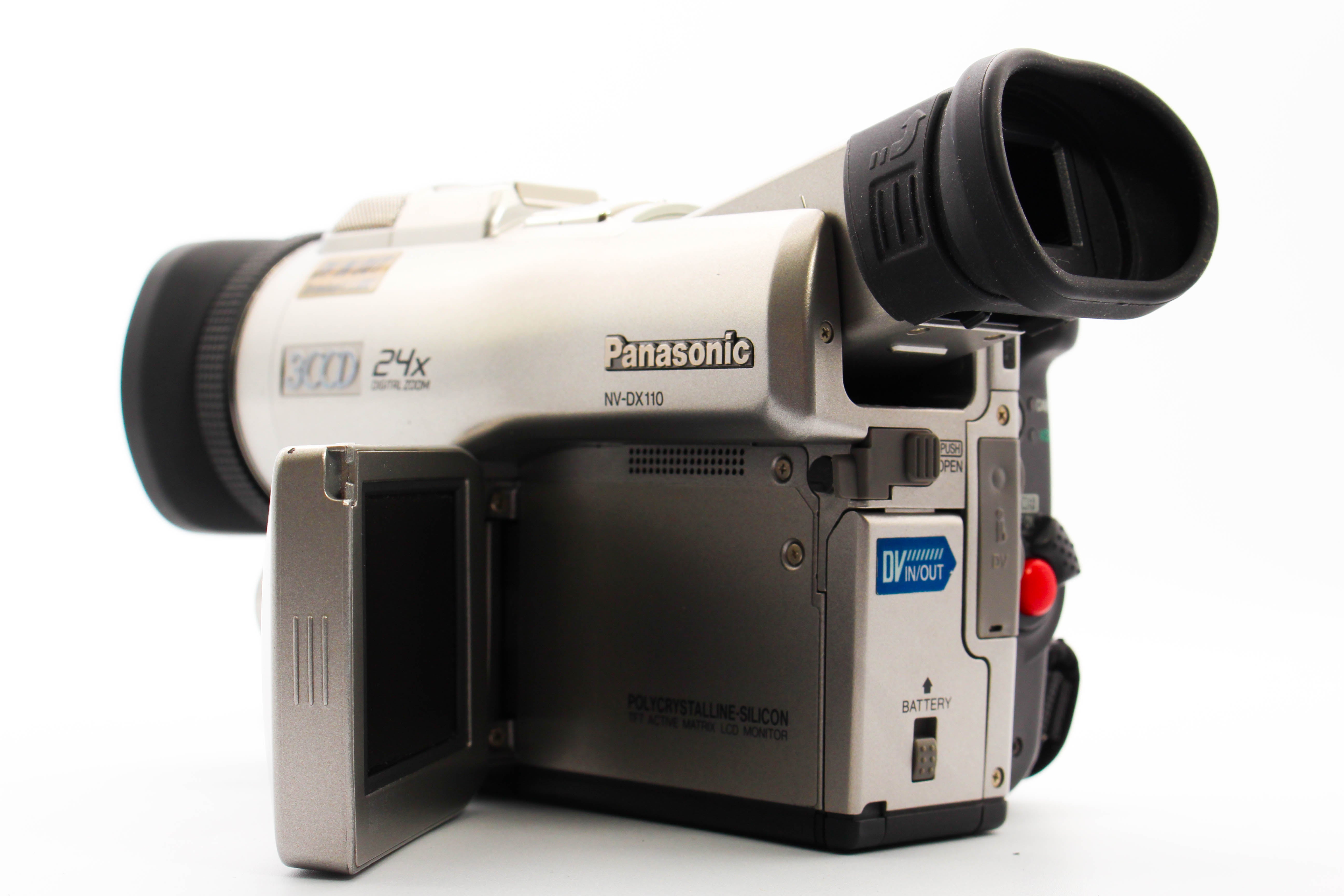 Panasonic NV-DX110B MiniDV Digital Video Handycam Camcorder Camera - Tested Bundle Excellent
