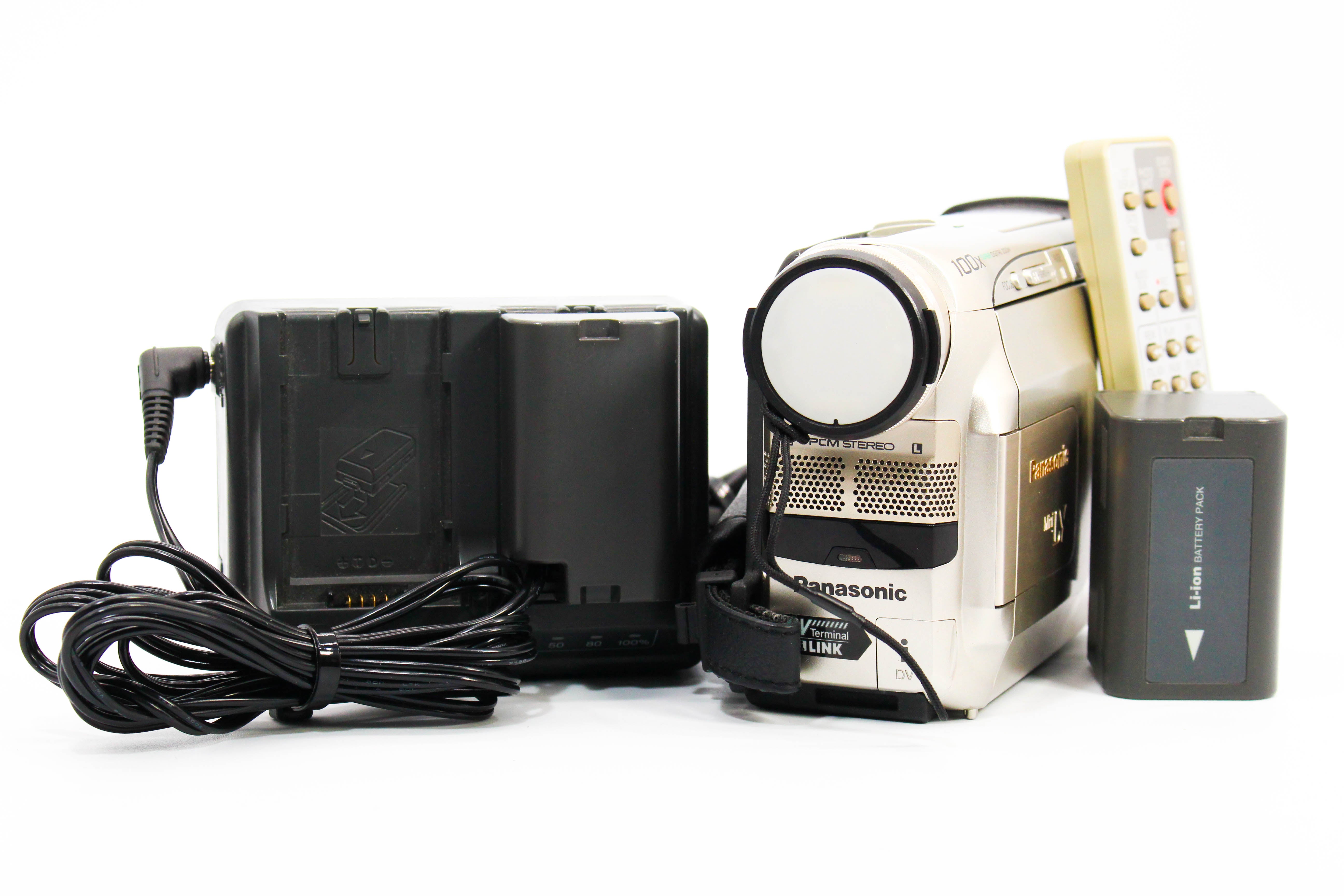 Panasonic NV-DS77B MiniDV Digital Video Handycam Camcorder Camera - Tested Bundle Excellent
