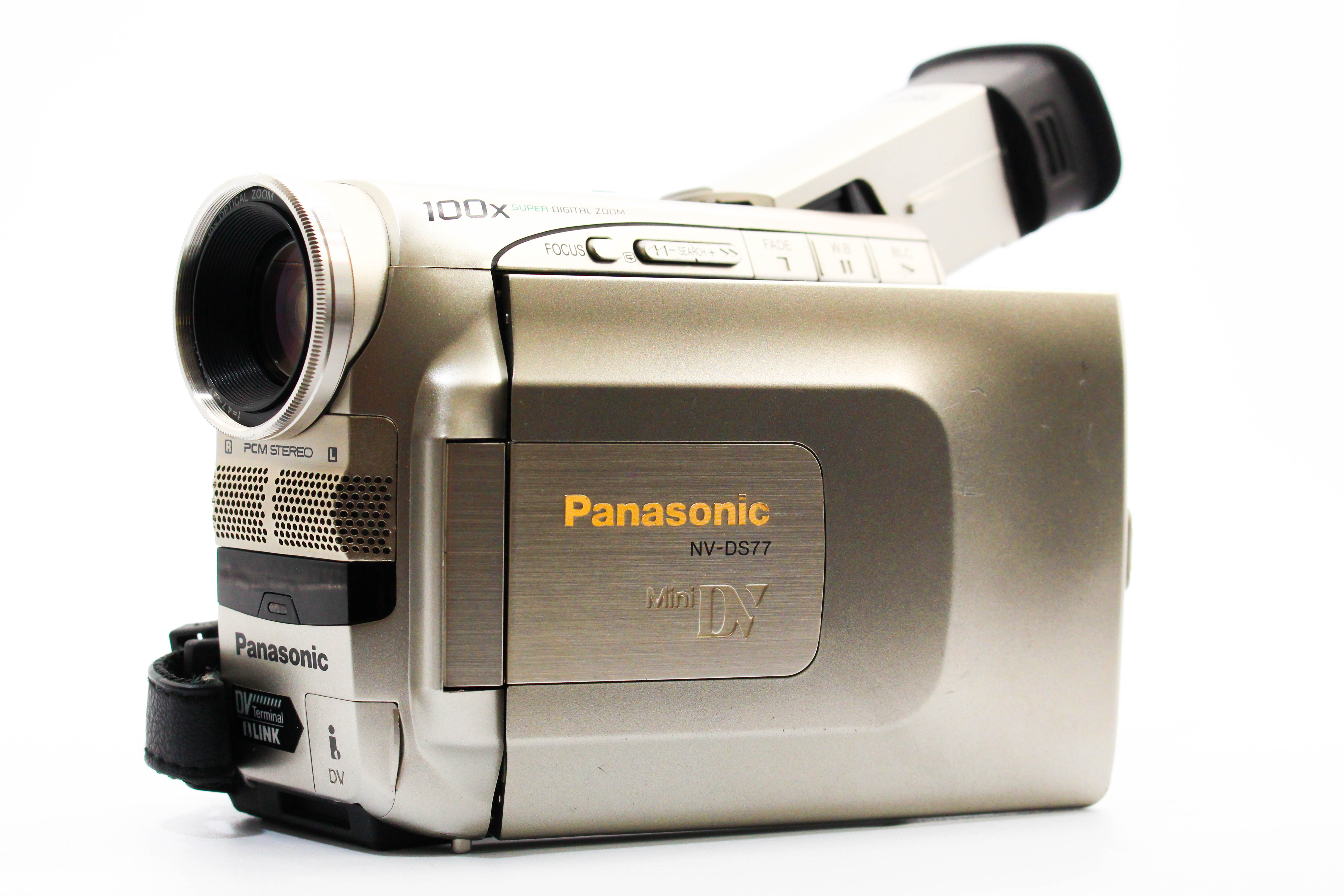 Panasonic NV-DS77B MiniDV Digital Video Handycam Camcorder Camera - Tested Bundle Excellent