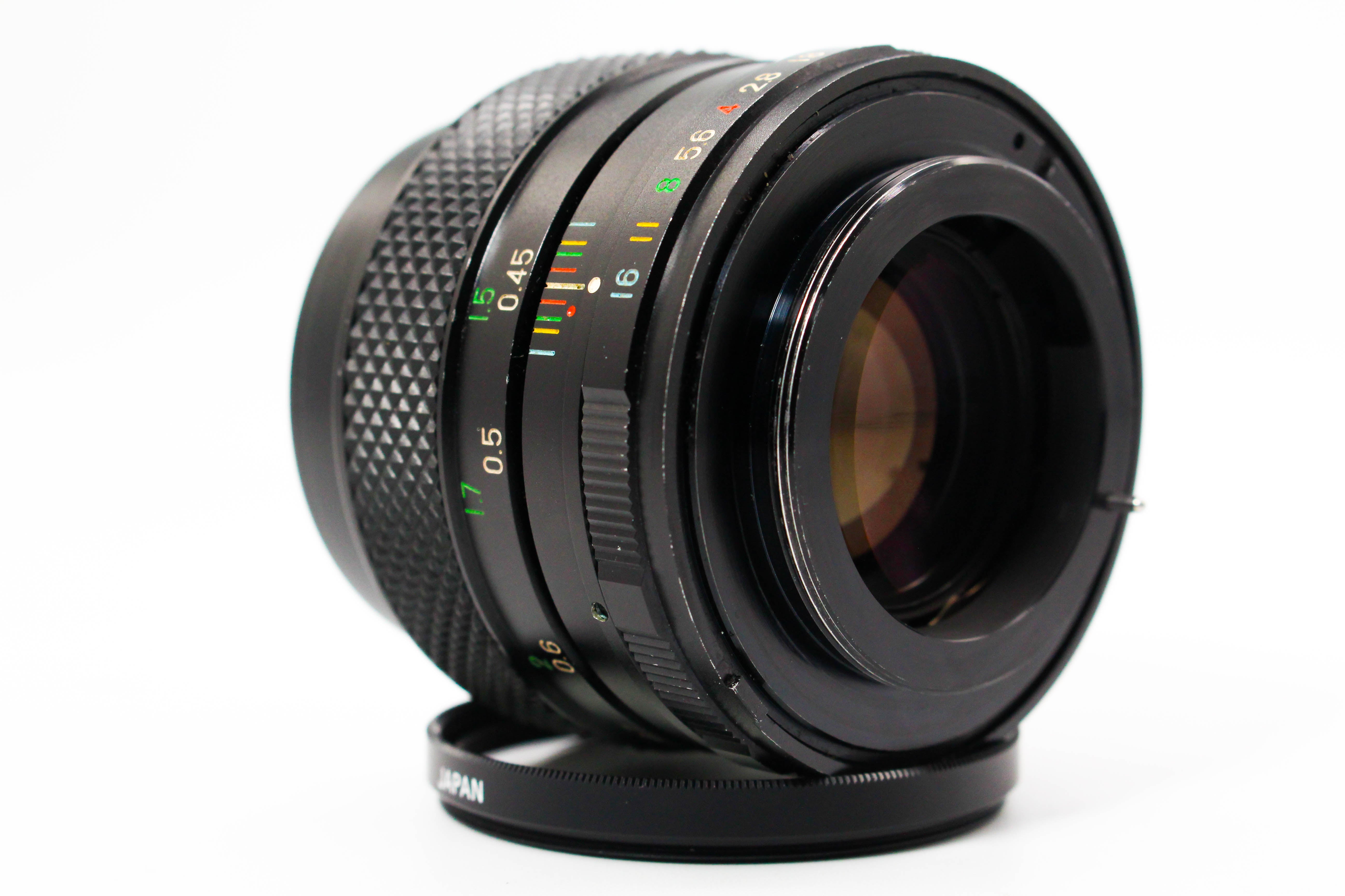 Fujinon EBC Fujica 55mm f/1.8 M42 Screw Mount Vintage Prime Lens - Tested Bundle Excellent