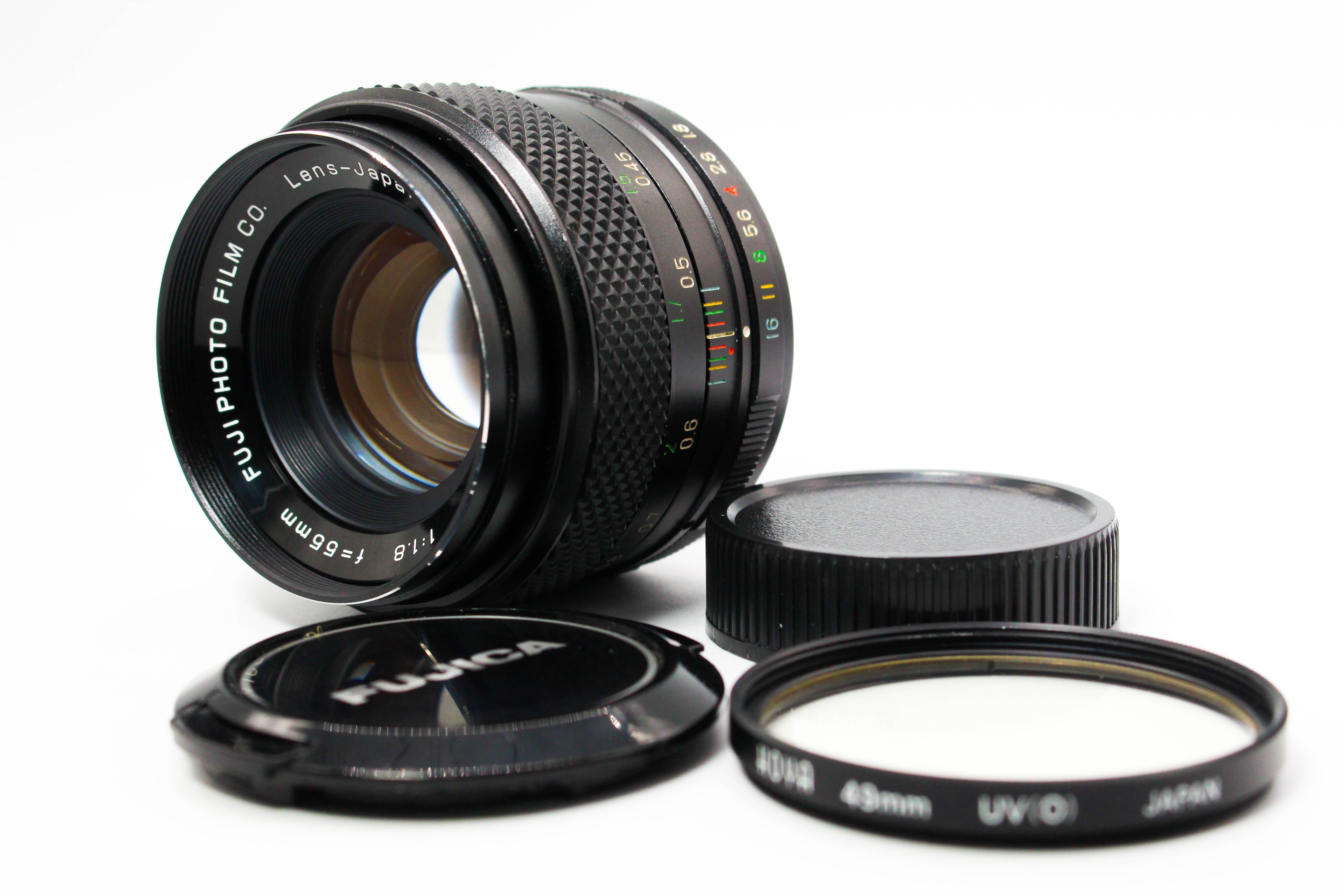 Fujinon EBC Fujica 55mm f/1.8 M42 Screw Mount Vintage Prime Lens - Tested Bundle Excellent