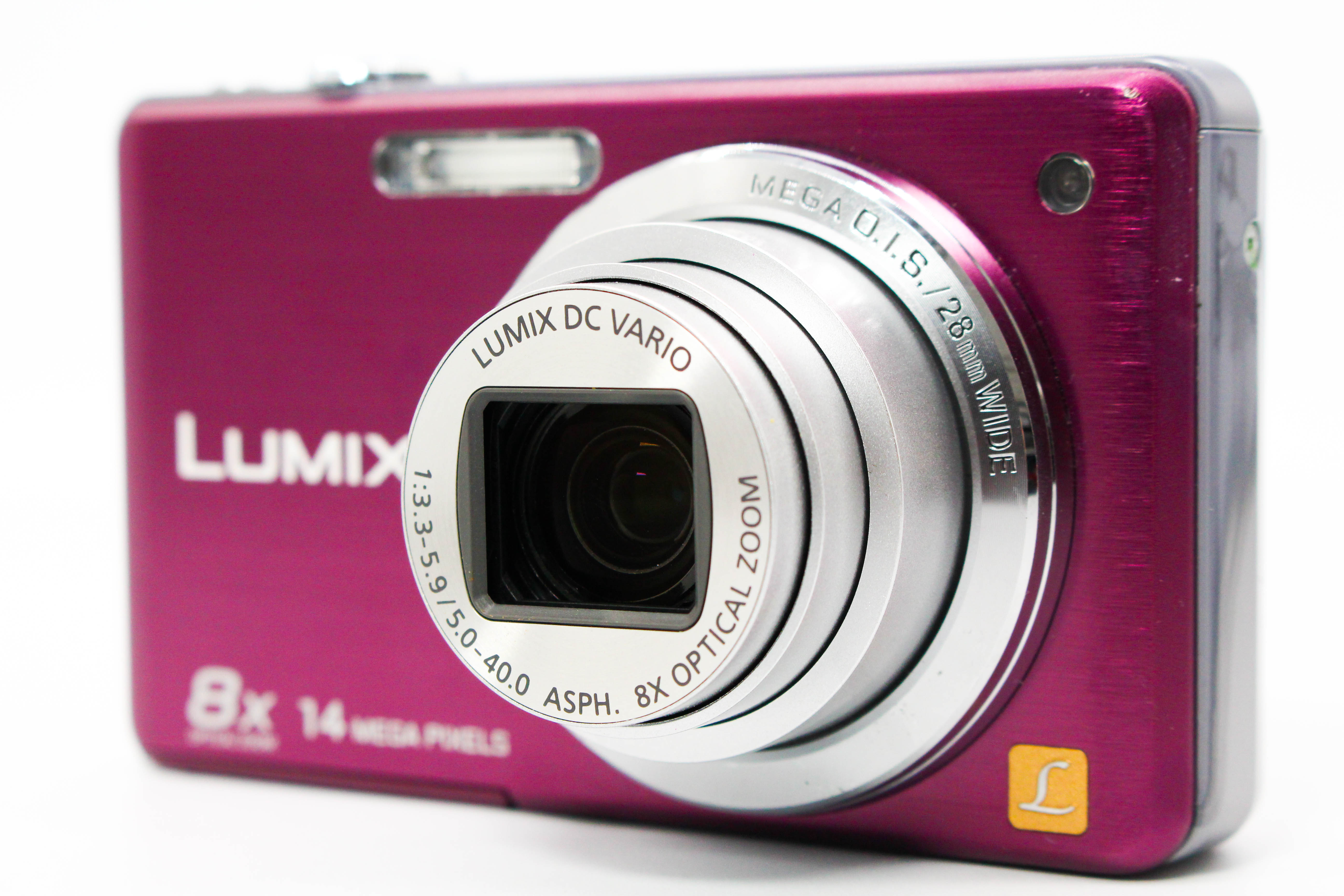 Panasonic Lumix DMC-FS30 SD Card Digital Photo Video Camera Digicam - Tested Bundle Excellent
