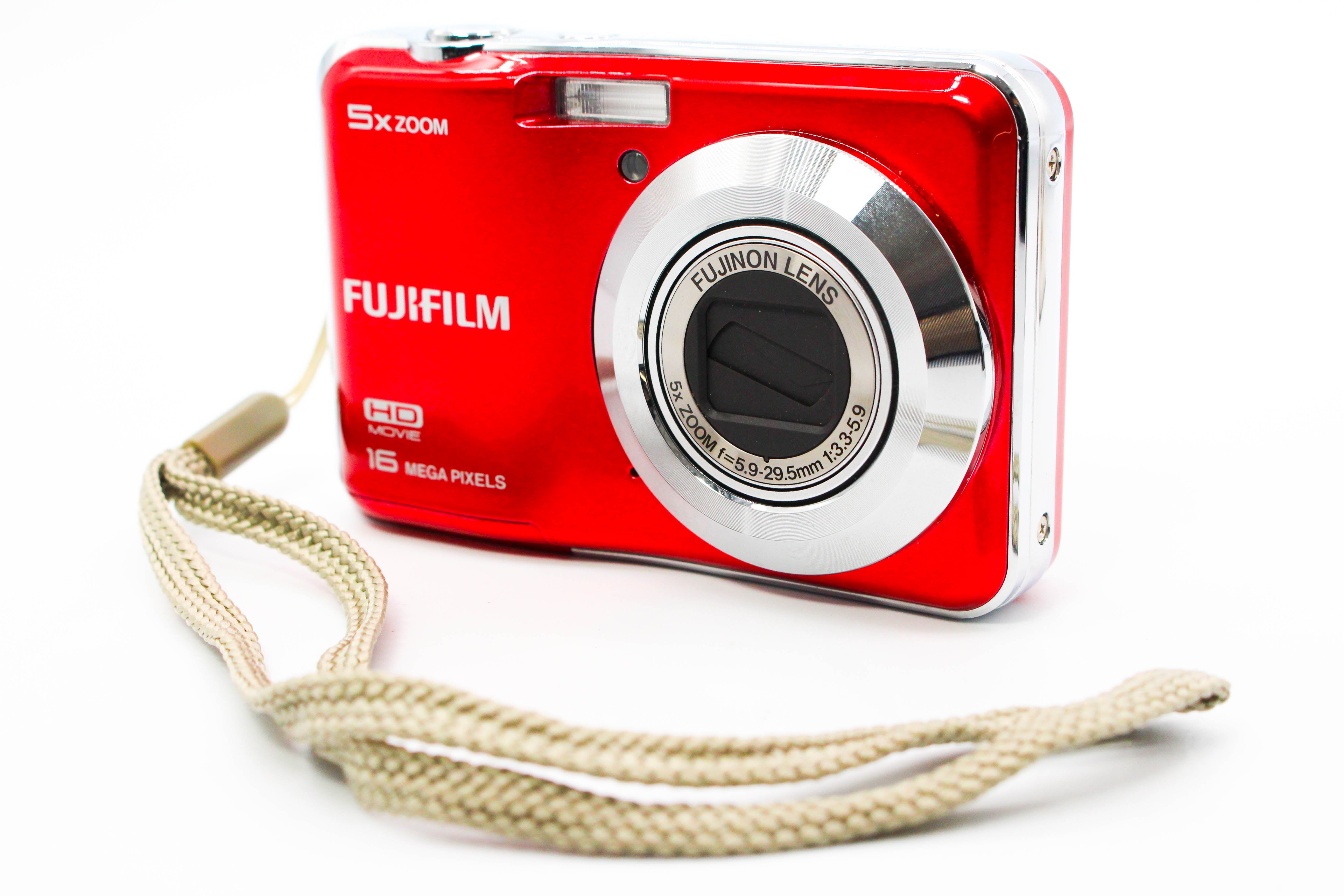 FujiFilm FinePix AX550 SD Card Digital Photo Video Camera Retro Digicam - Tested Bundle Good