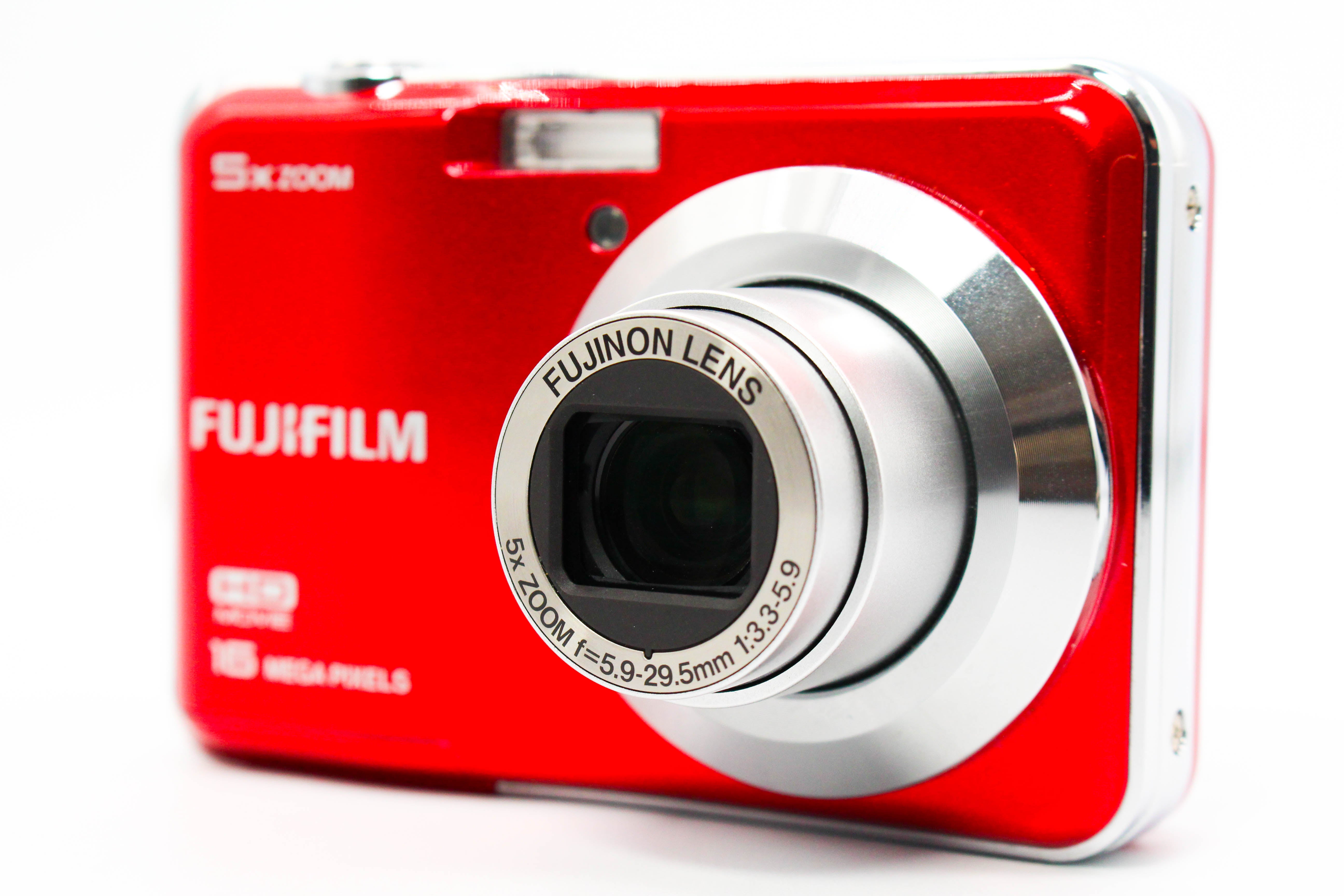 FujiFilm FinePix AX550 SD Card Digital Photo Video Camera Retro Digicam - Tested Bundle Good