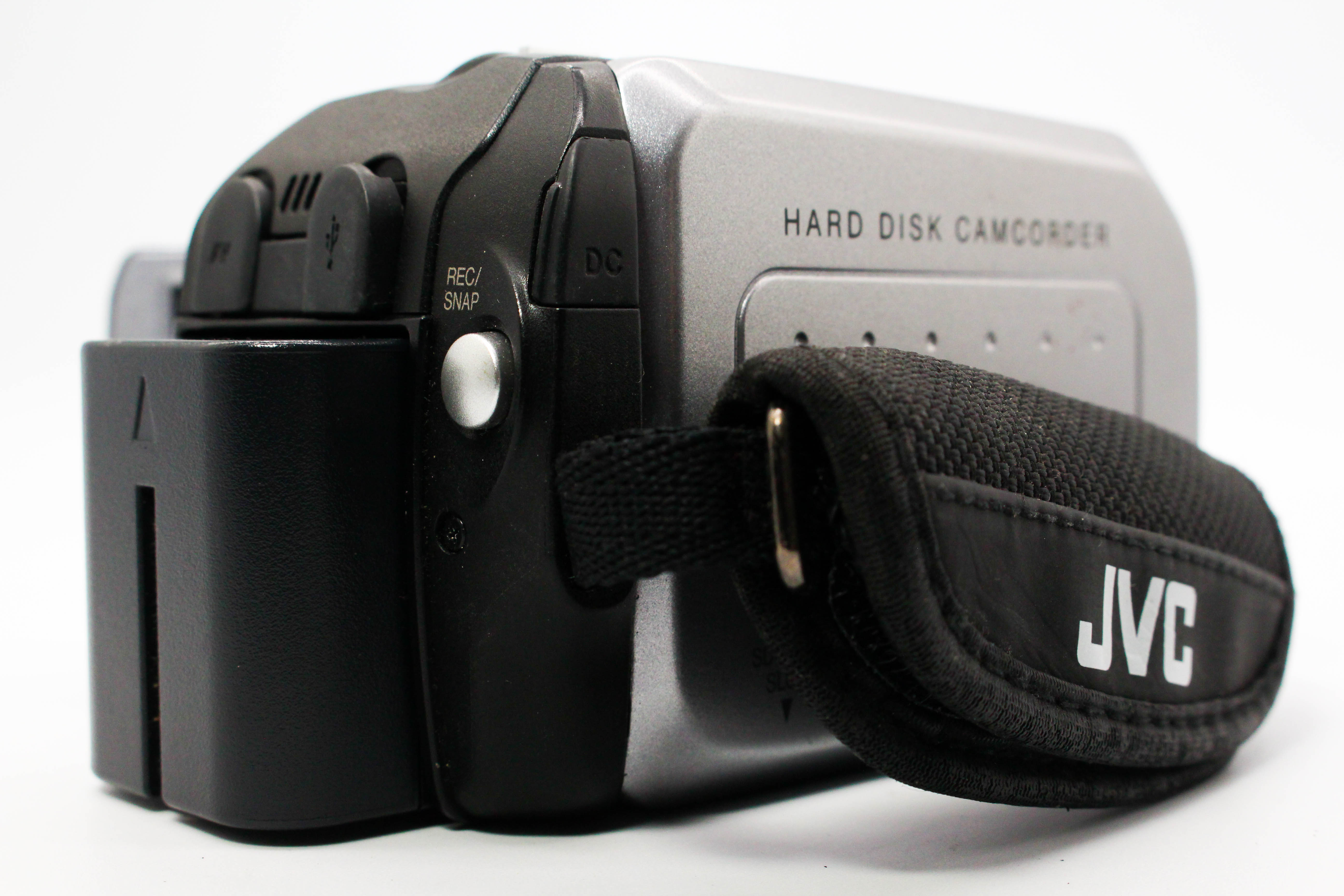 JVC GZ-MG20E HDD Digital Photo Video Handycam Camcorder Camera - Tested Bundle Good