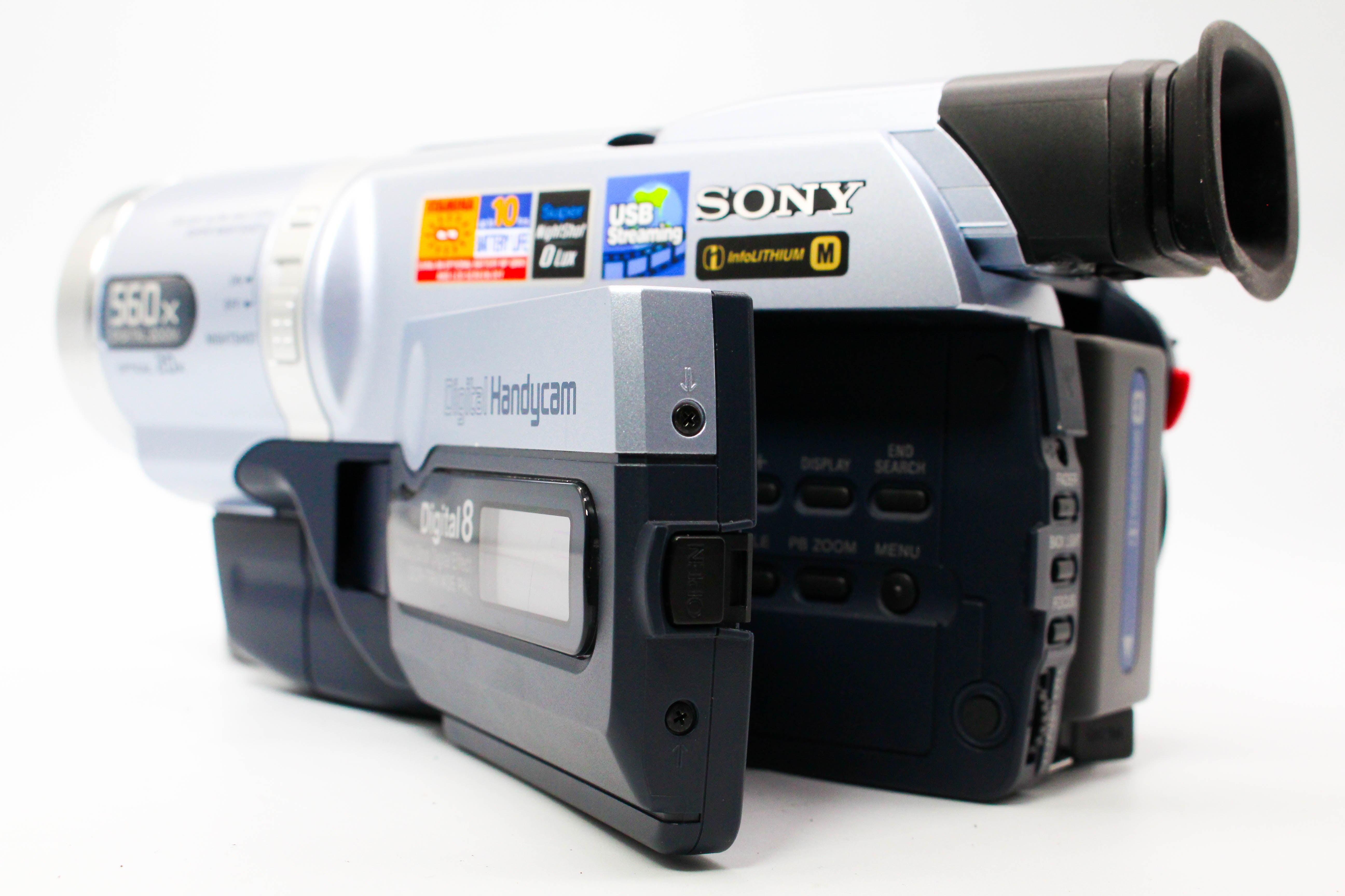 Sony DCR-TRV140E Digital8 8mm Digital Video Handycam Camcorder Camera - Tested Bundle Good