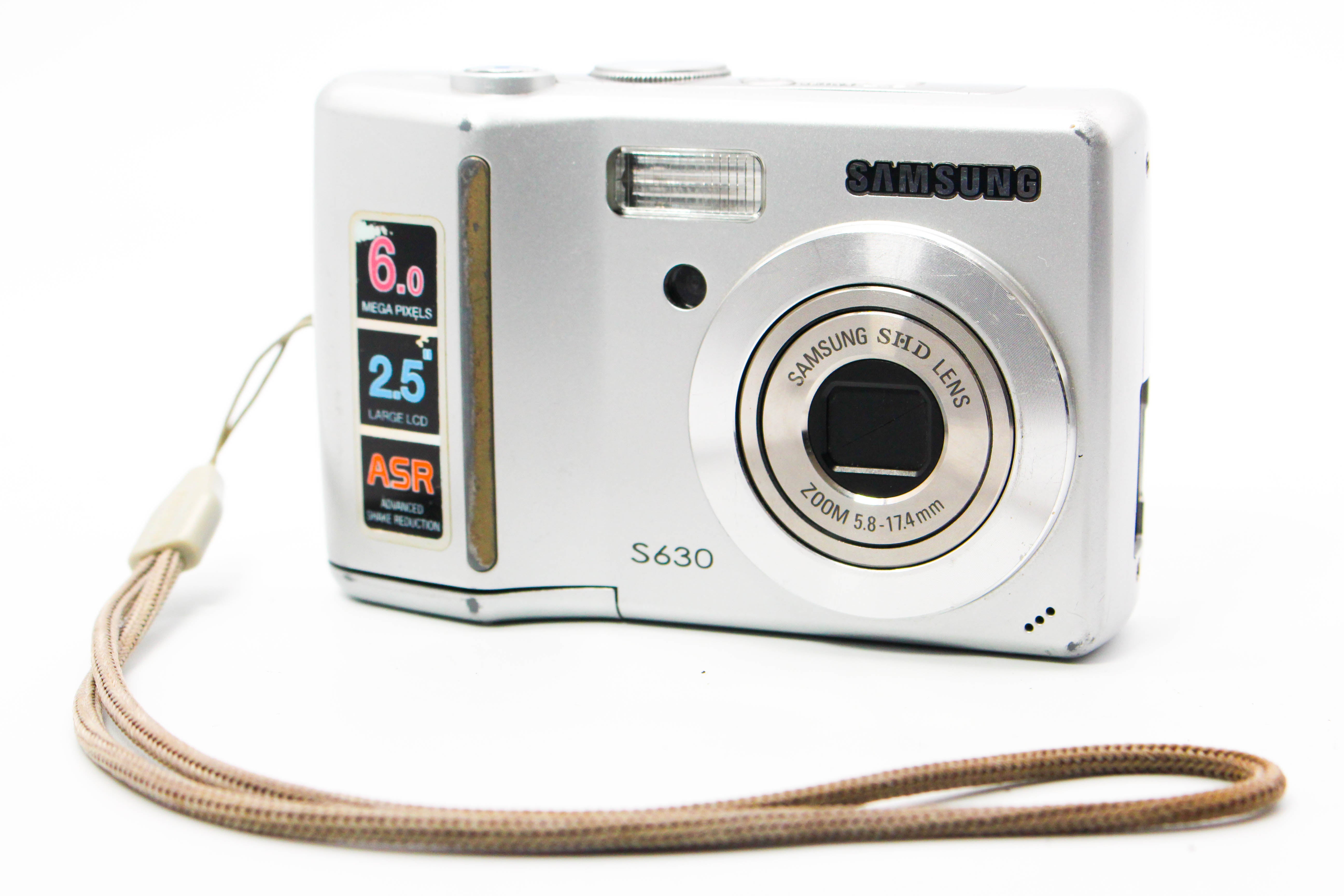Samsung S630 SD Card Compact Digital Photo Video Retro Camera Digicam - Tested Bundle Good (Read)