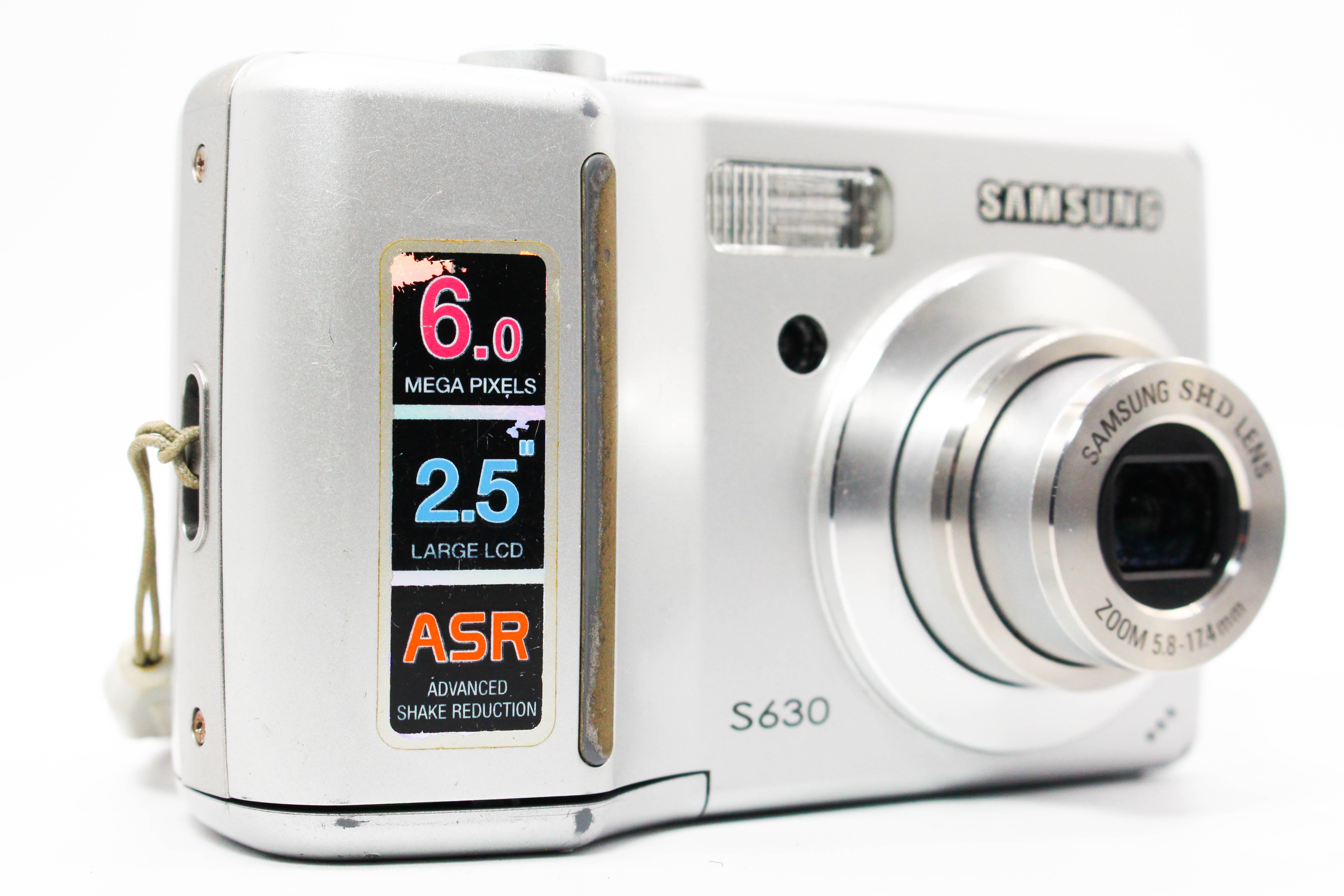 Samsung S630 SD Card Compact Digital Photo Video Retro Camera Digicam - Tested Bundle Good (Read)