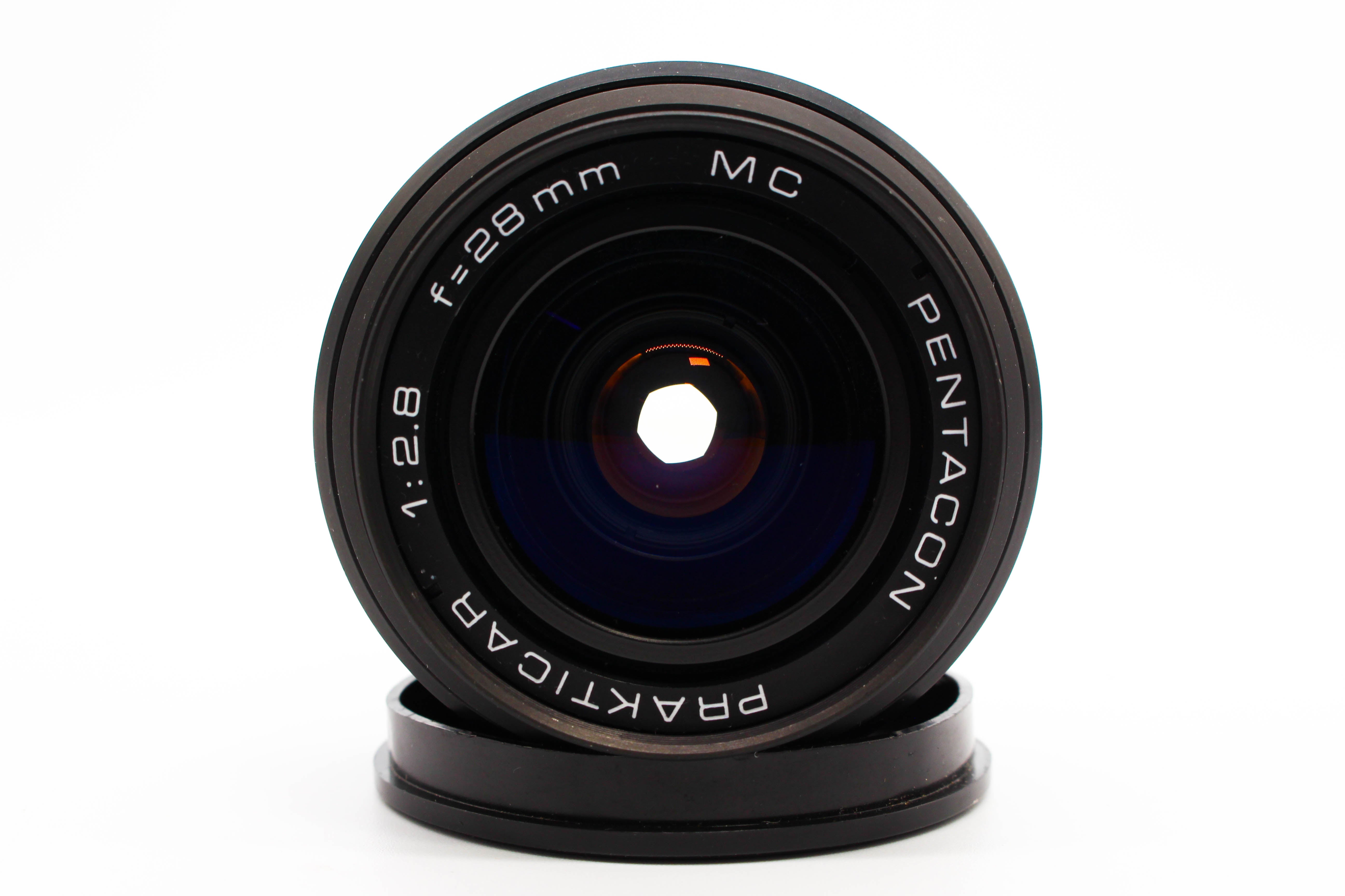 Prakticar 28mm f/2.8 PB Mount MC Pentacon Lens - Tested Excellent