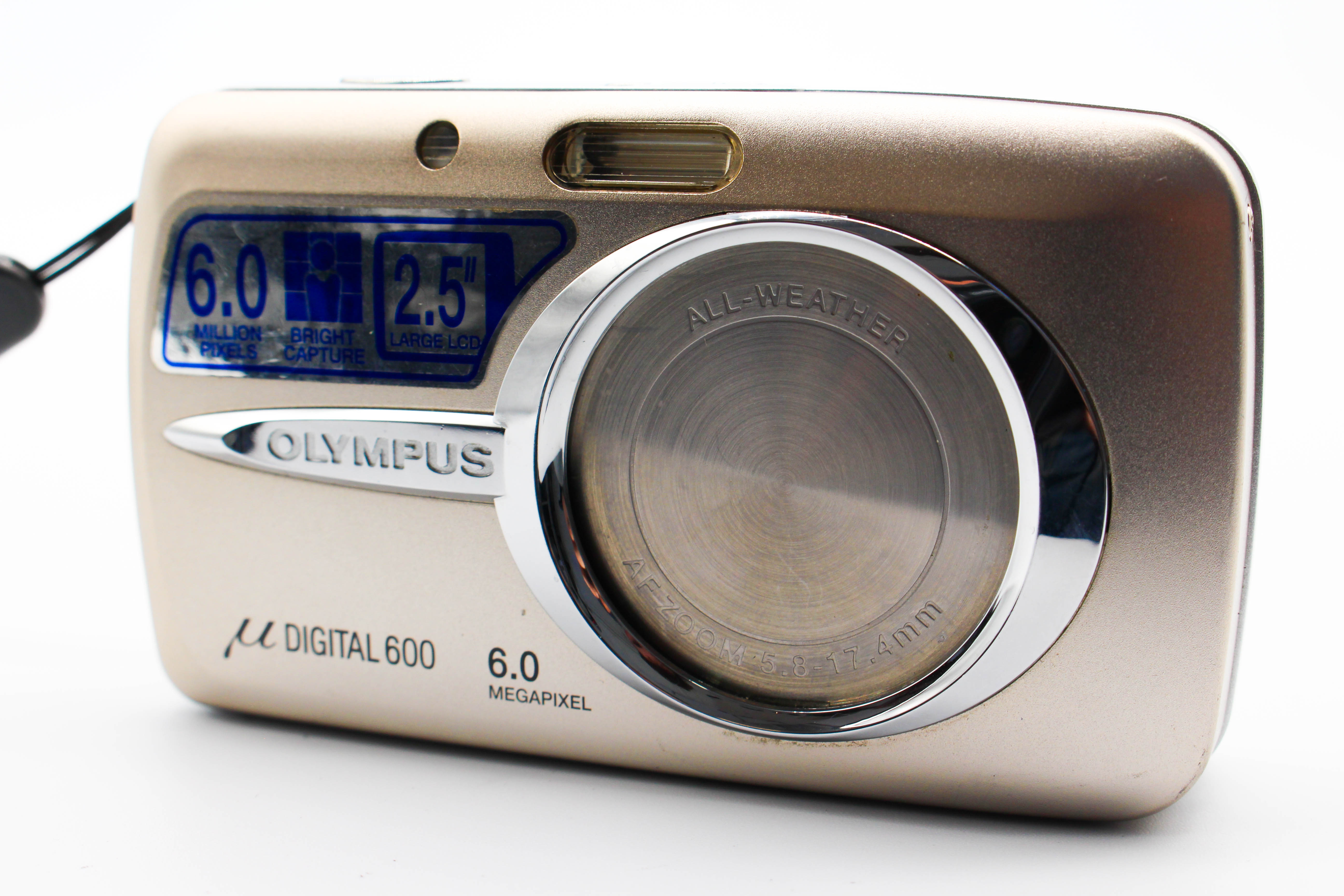 Olympus MJU 600 Digital Photo Video Retro Camera Digicam - Tested Bundle Excellent