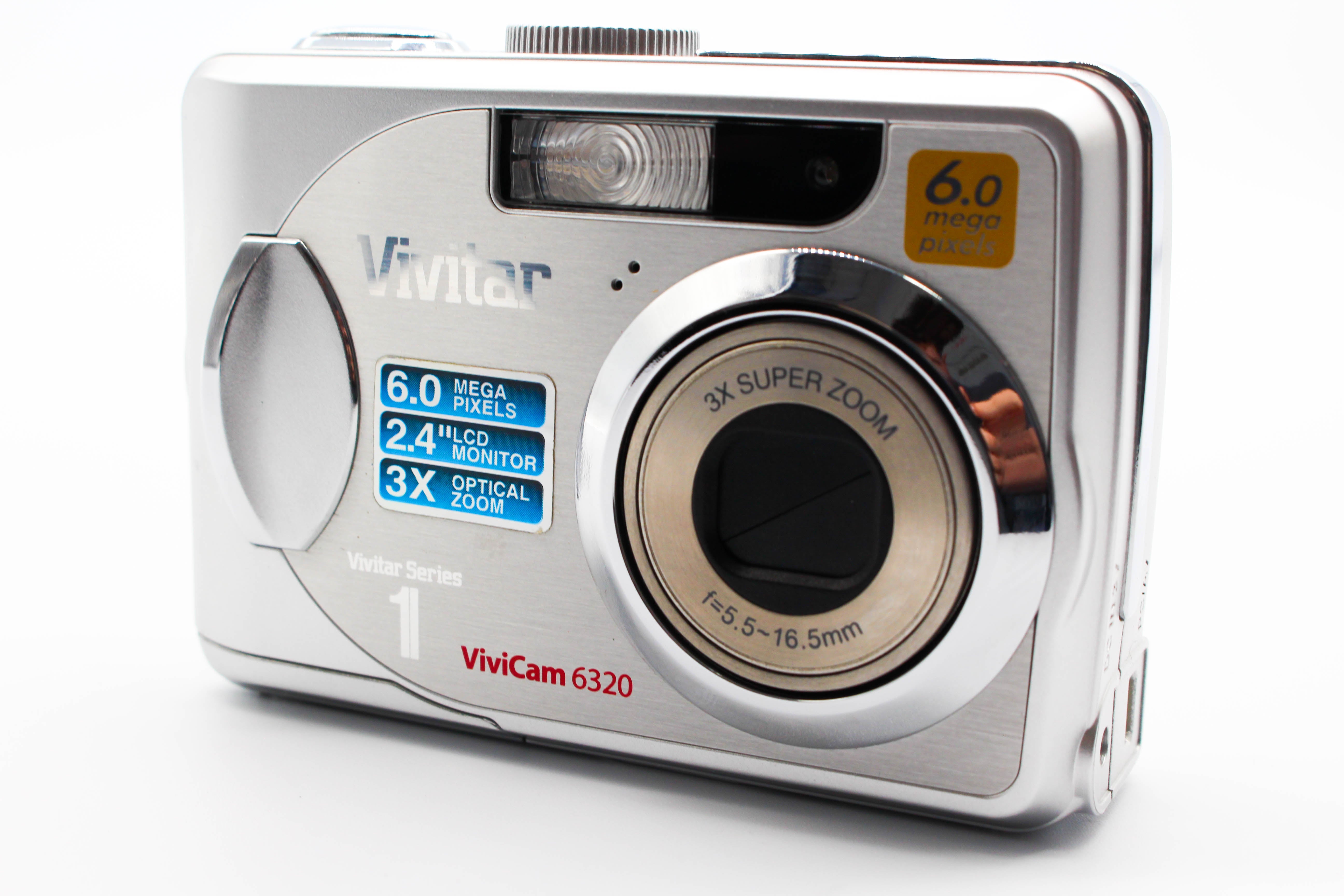 Vivitar Vivicam 6320 Digital Photo Video Retro Camera Digicam - Tested Bundle Excellent