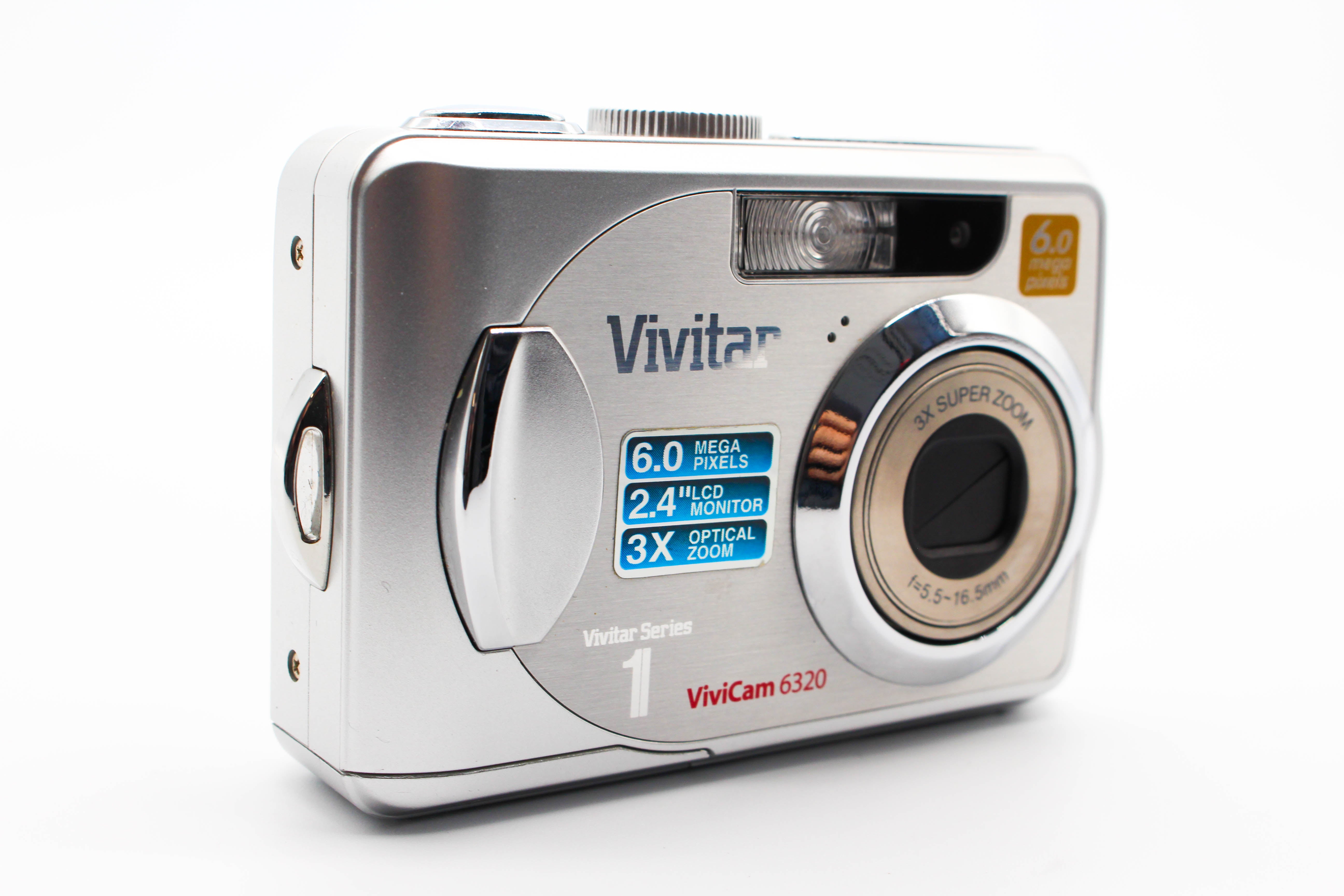 Vivitar Vivicam 6320 Digital Photo Video Retro Camera Digicam - Tested Bundle Excellent