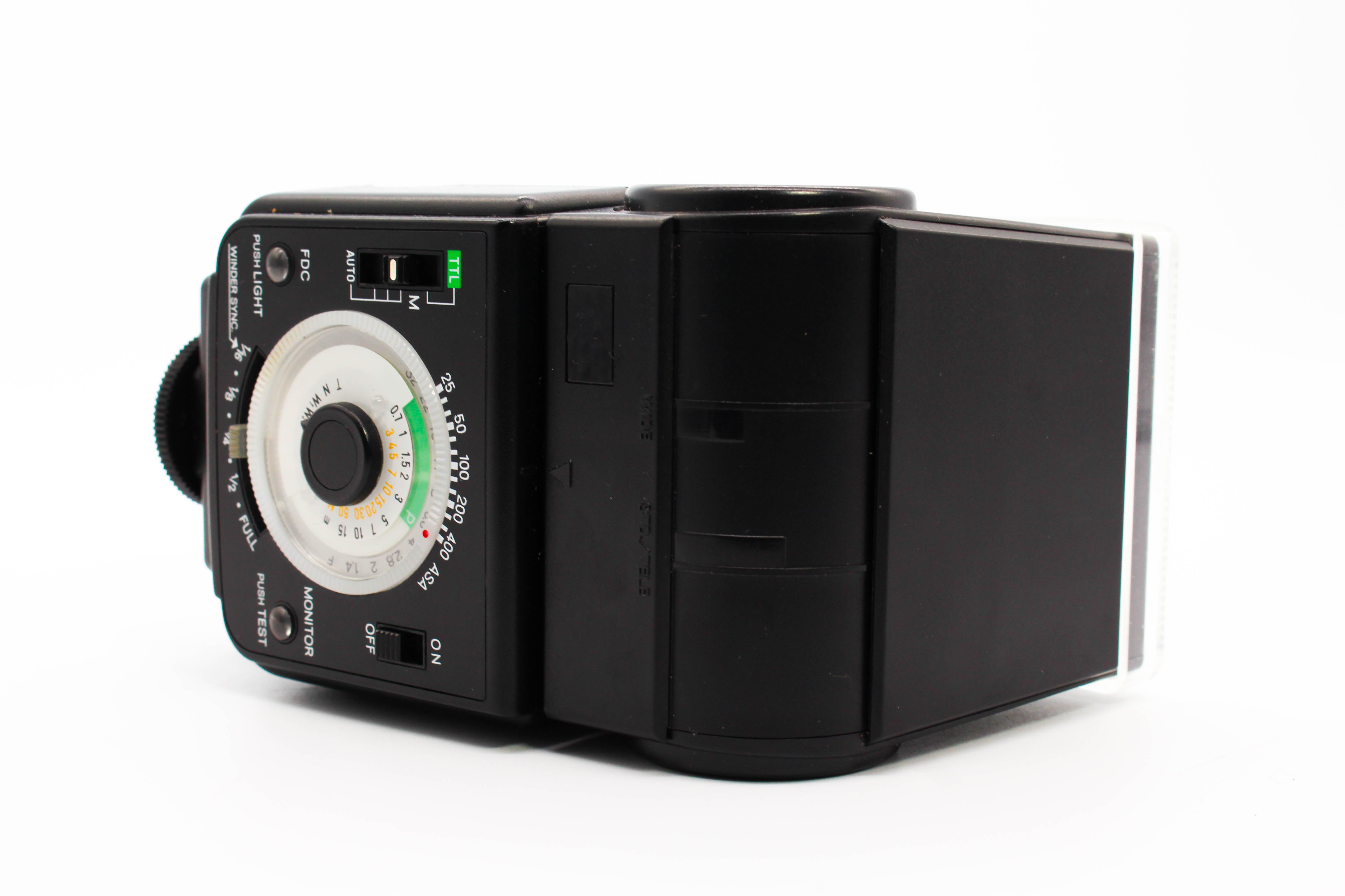 Minolta Auto 360PX Flash Unit For Vintage SLR Film Photo Cameras - Tested Excellent