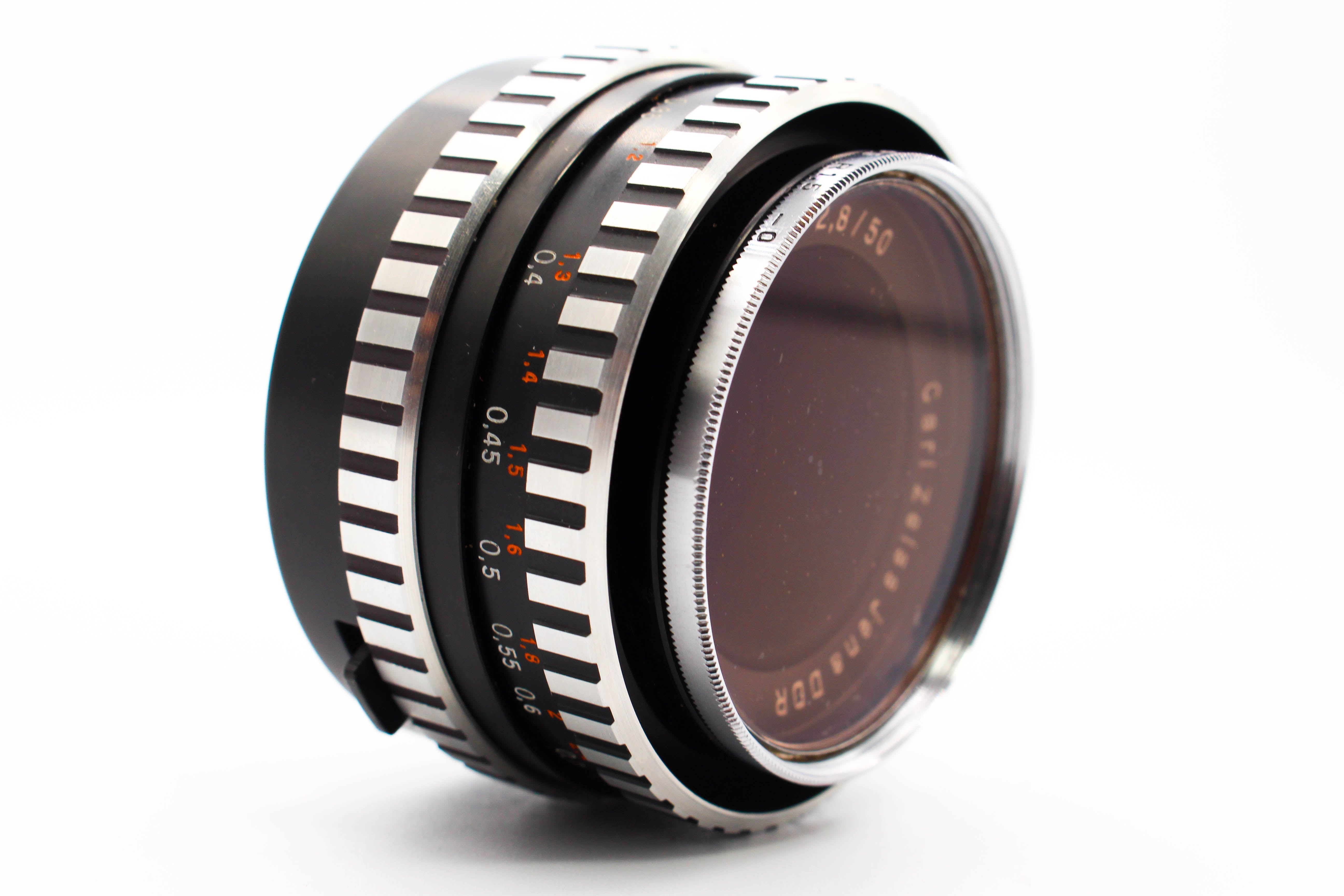 Carl Zeiss Tessar Jena DDR 50mm f/2.8 M42 Screw on Mount Vintage Lens - Tested Good