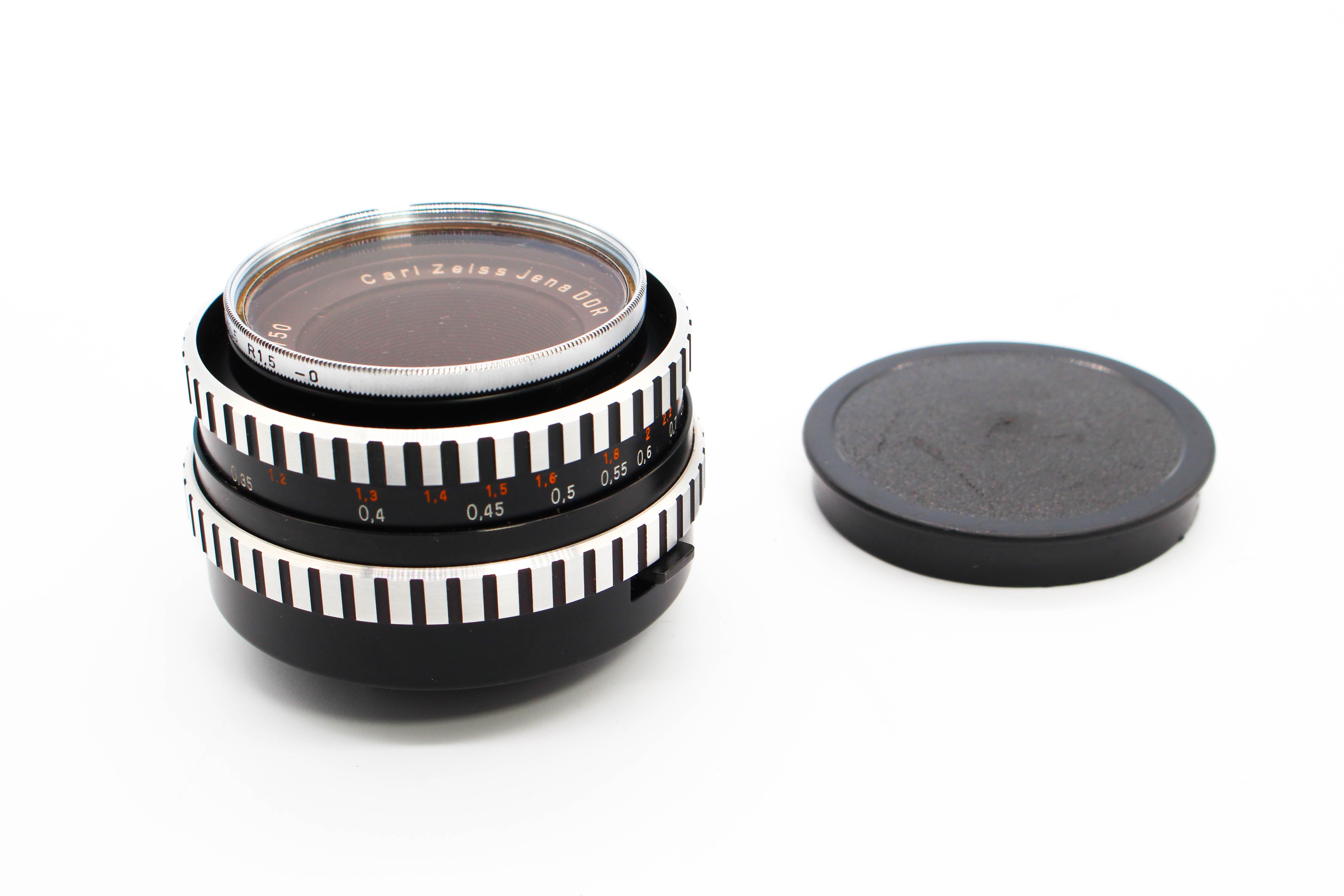 Carl Zeiss Tessar Jena DDR 50mm f/2.8 M42 Screw on Mount Vintage Lens - Tested Good