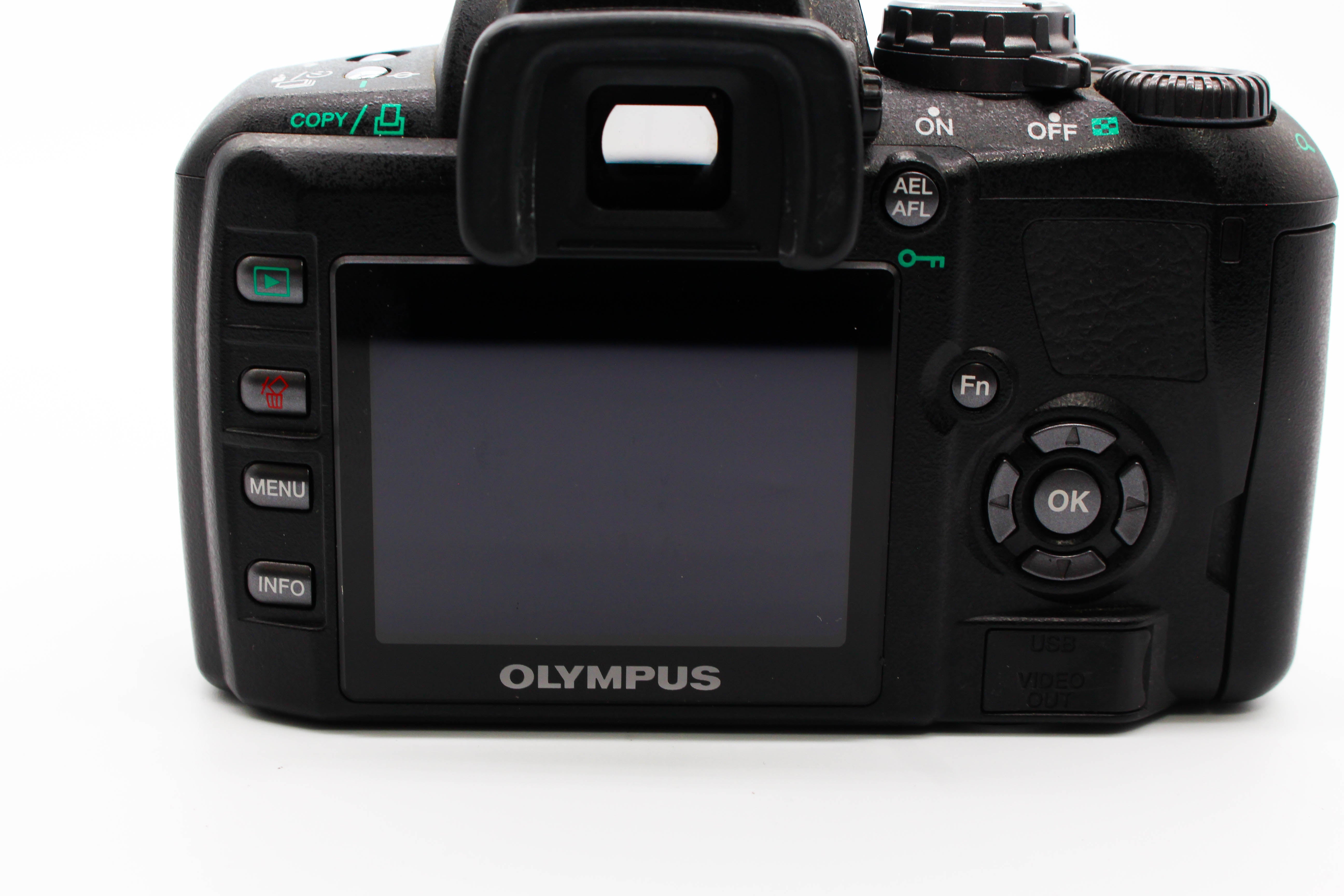 Olympus E-400 Compact Flash CF Card xD Picture Card DSLR Camera Body - Tested Bundle Excellent
