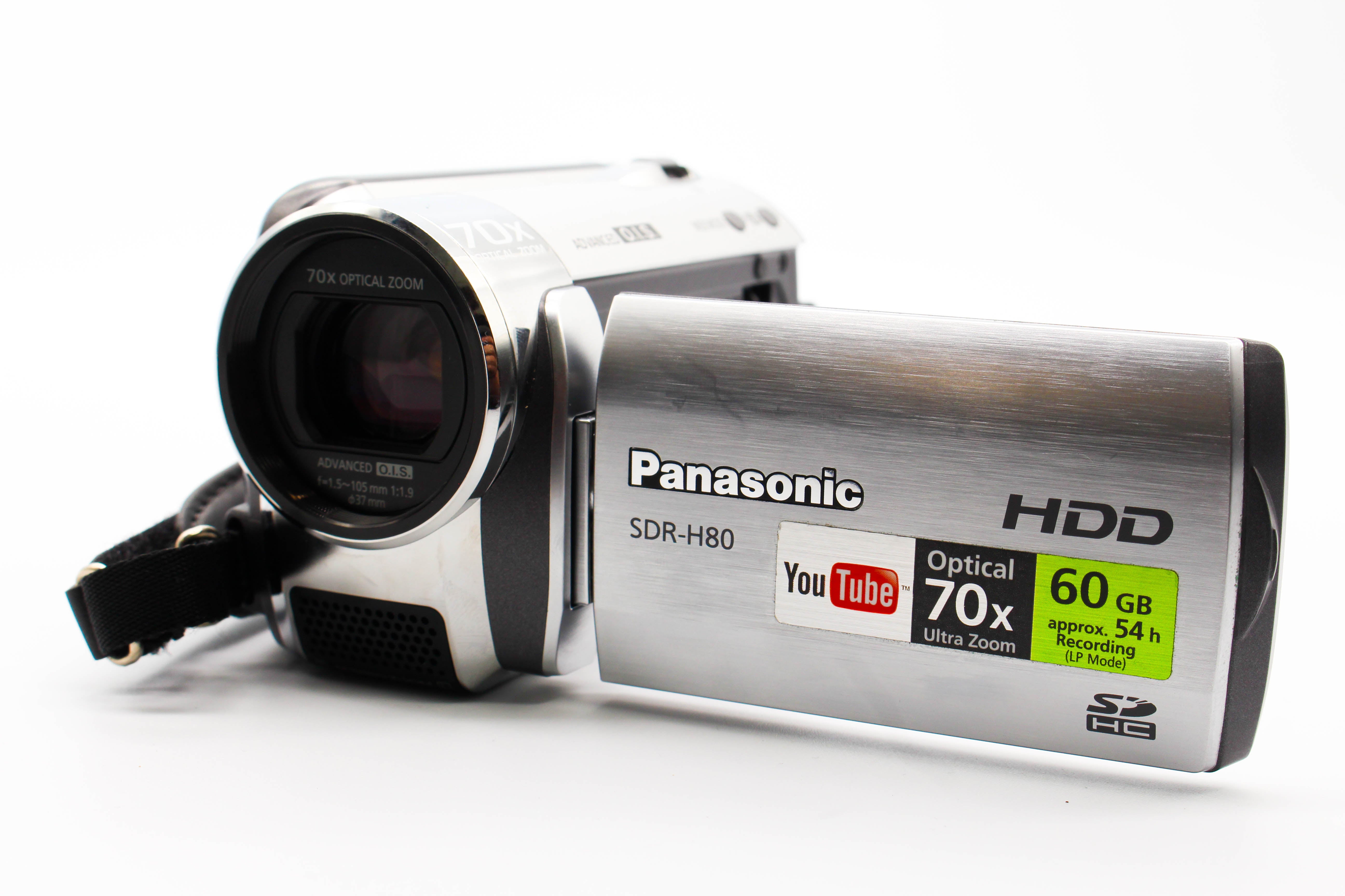 Panasonic SDR-H80 HDD Digital Video Handycam Camcorder Camera - Tested Bundle Excellent