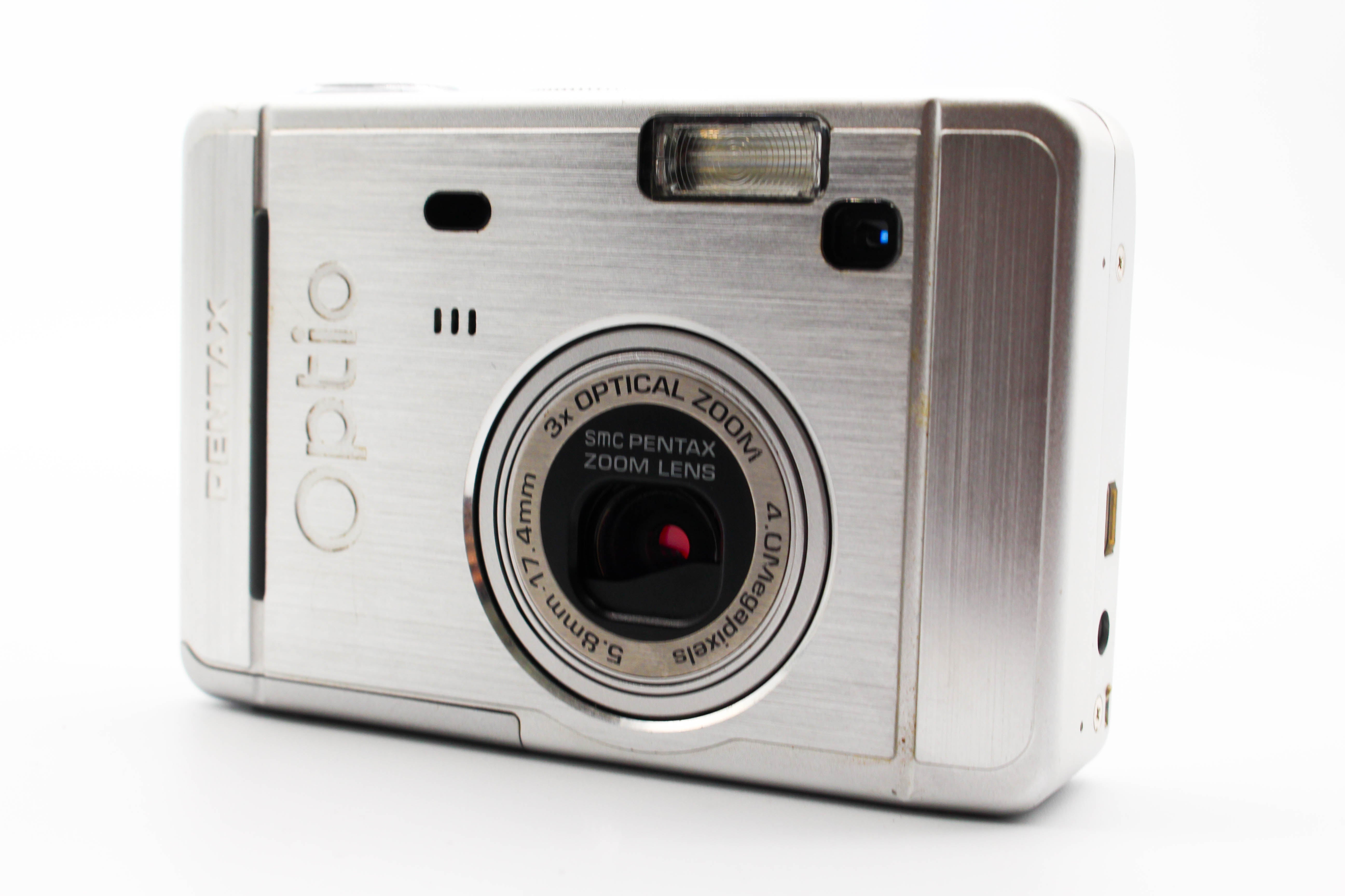 Pentax Optio S40 SD Card Compact Digital Photo Video Retro Camera Digicam (Read) - Tested Bundle