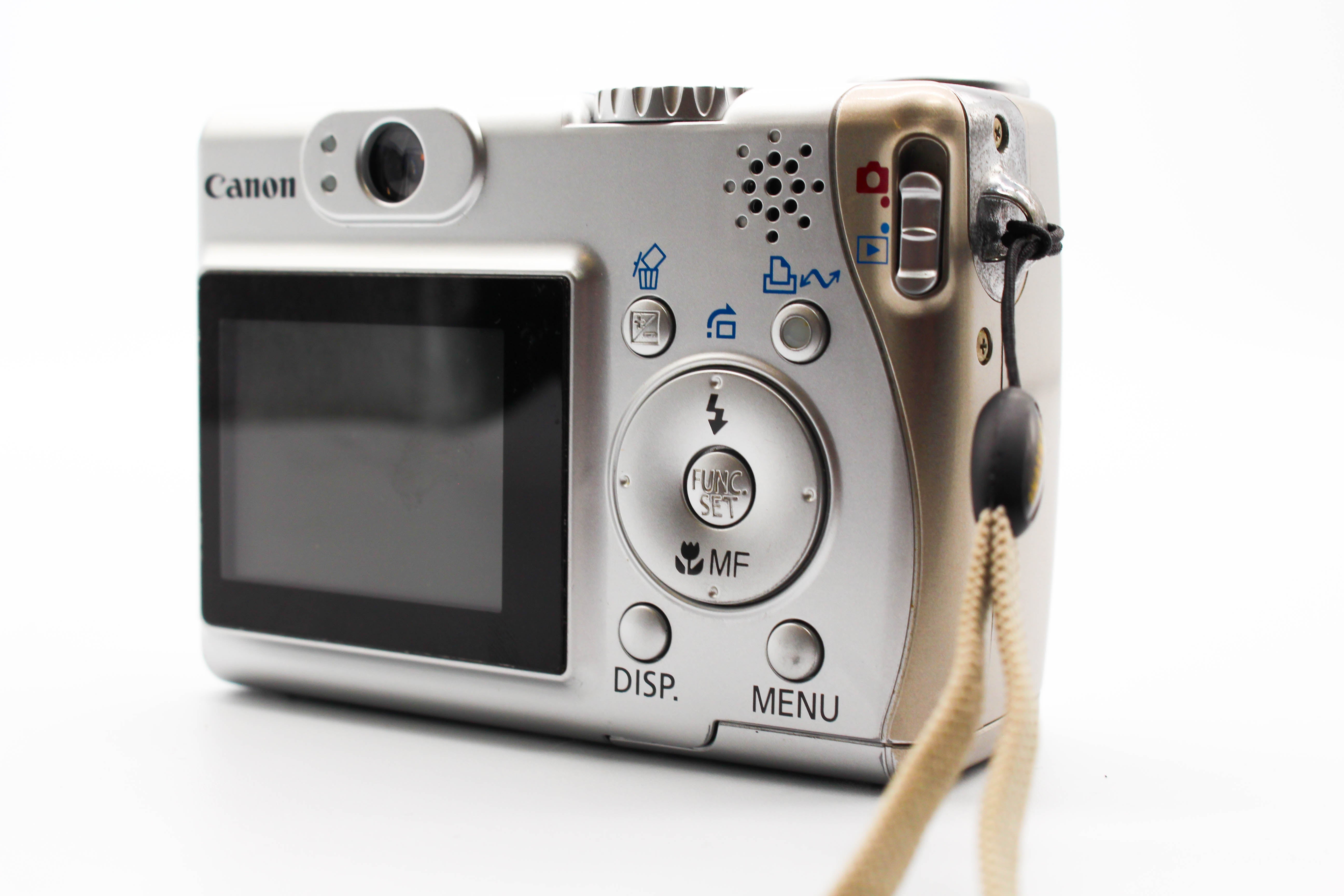 Canon PowerShot A530 SD Card Compact Digital Photo Video Retro Camera Digicam - Tested Bundle Excellent