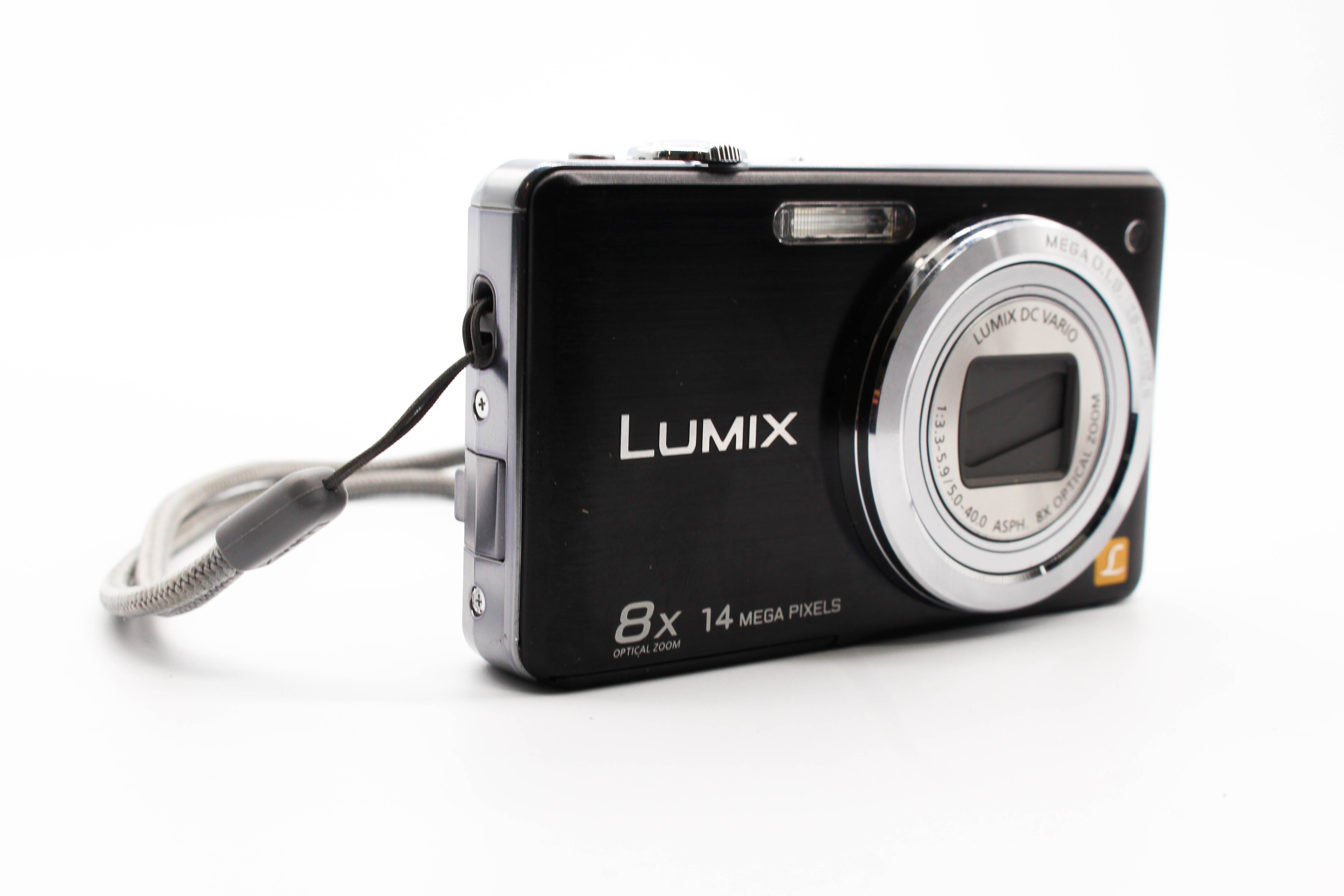 Panasonic Lumix DMC-FS30 Retro Photo Video Compact Digital Camera Digicam - Tested Bundle Excellent