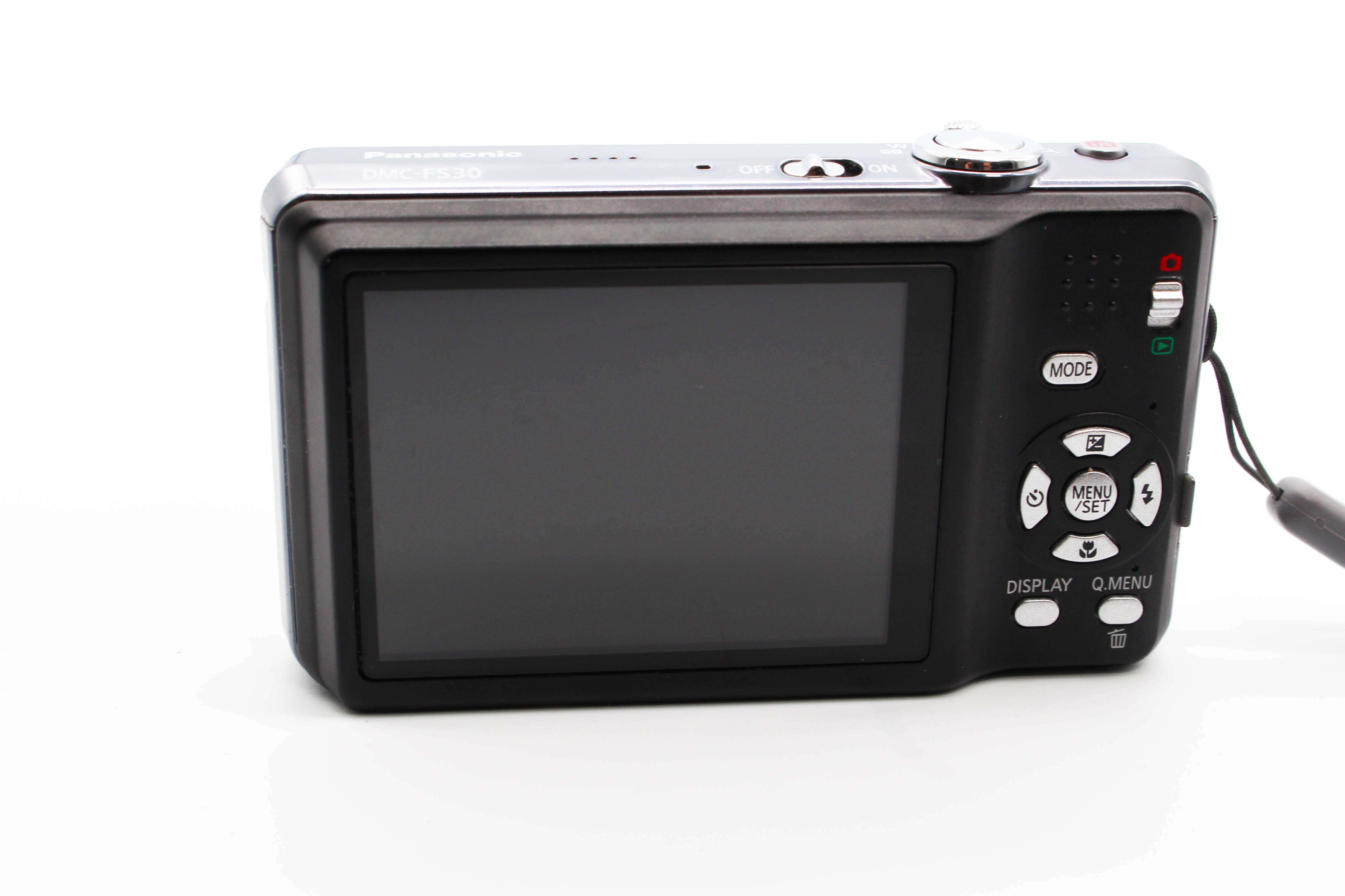 Panasonic Lumix DMC-FS30 Retro Photo Video Compact Digital Camera Digicam - Tested Bundle Excellent