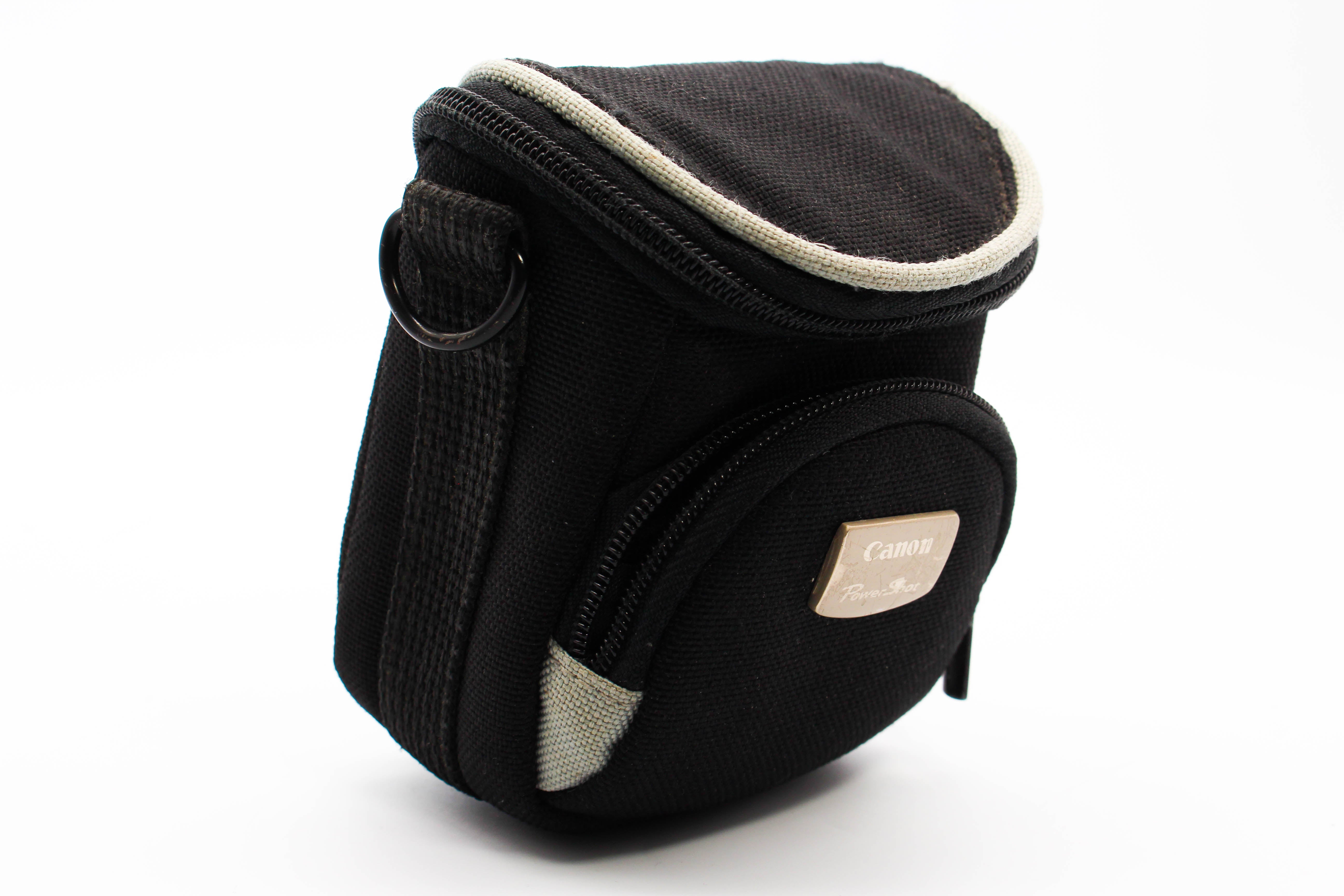 Canon PowerShot CorDura Small Camera Carry Pouch Bag For Digicam Compact Cameras Black