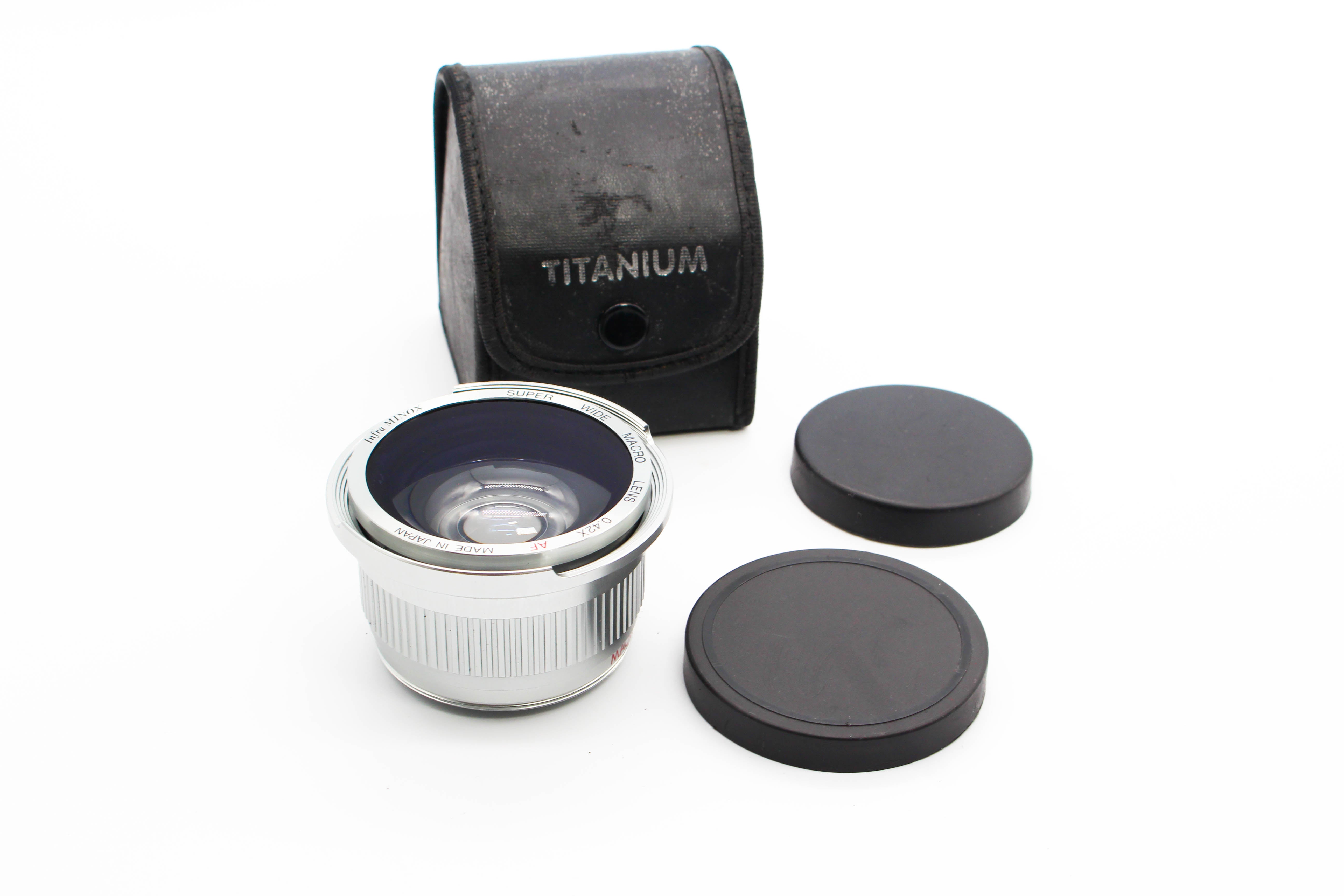 Infra Minox 0.42x 46mm Wide Angle Lens With Macro For Camcorder - Tested Excellent