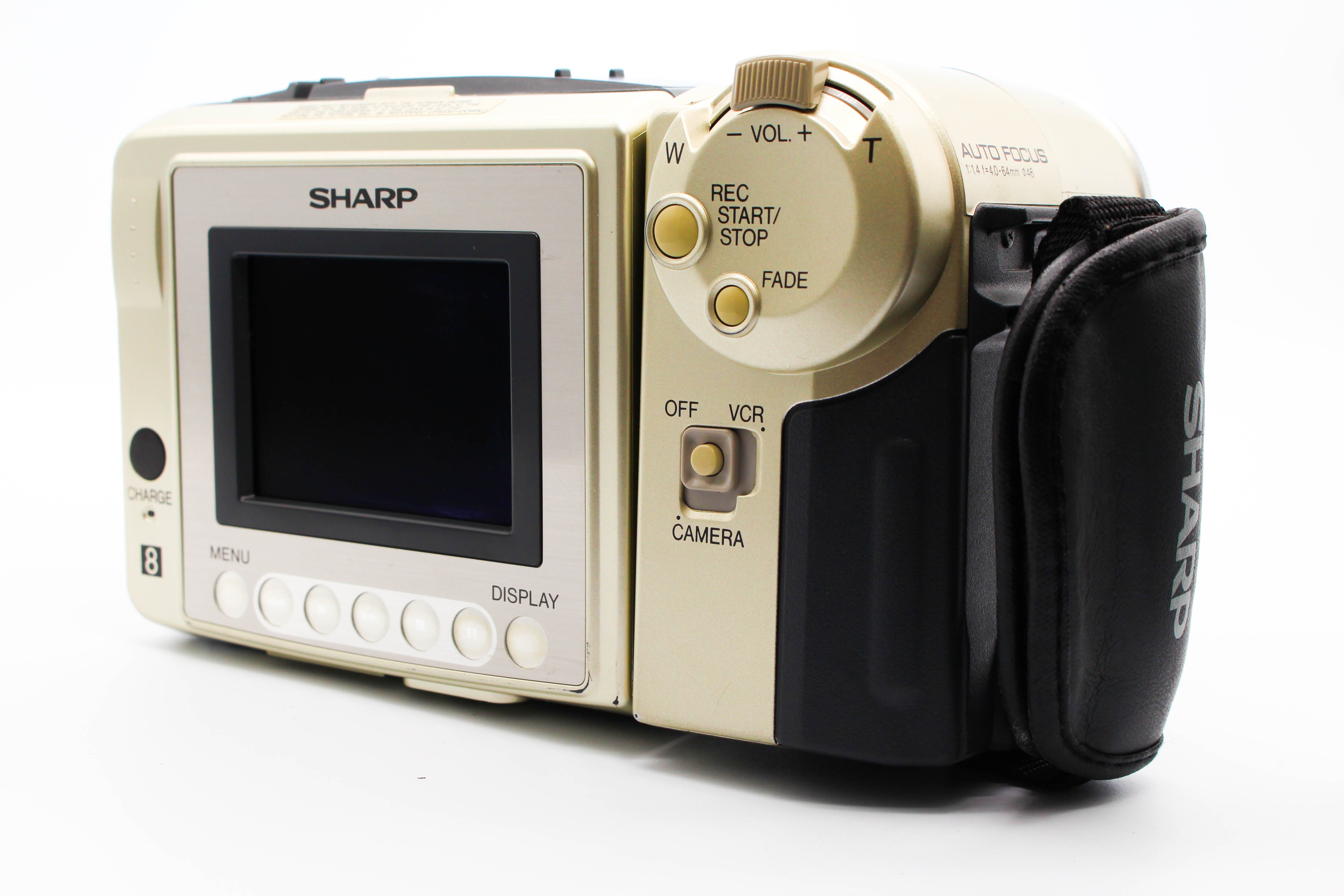 Sharp VL-A10H Viewcam Video8 8mm Video Handycam Camcorder Camera - Tested Bundle Excellent
