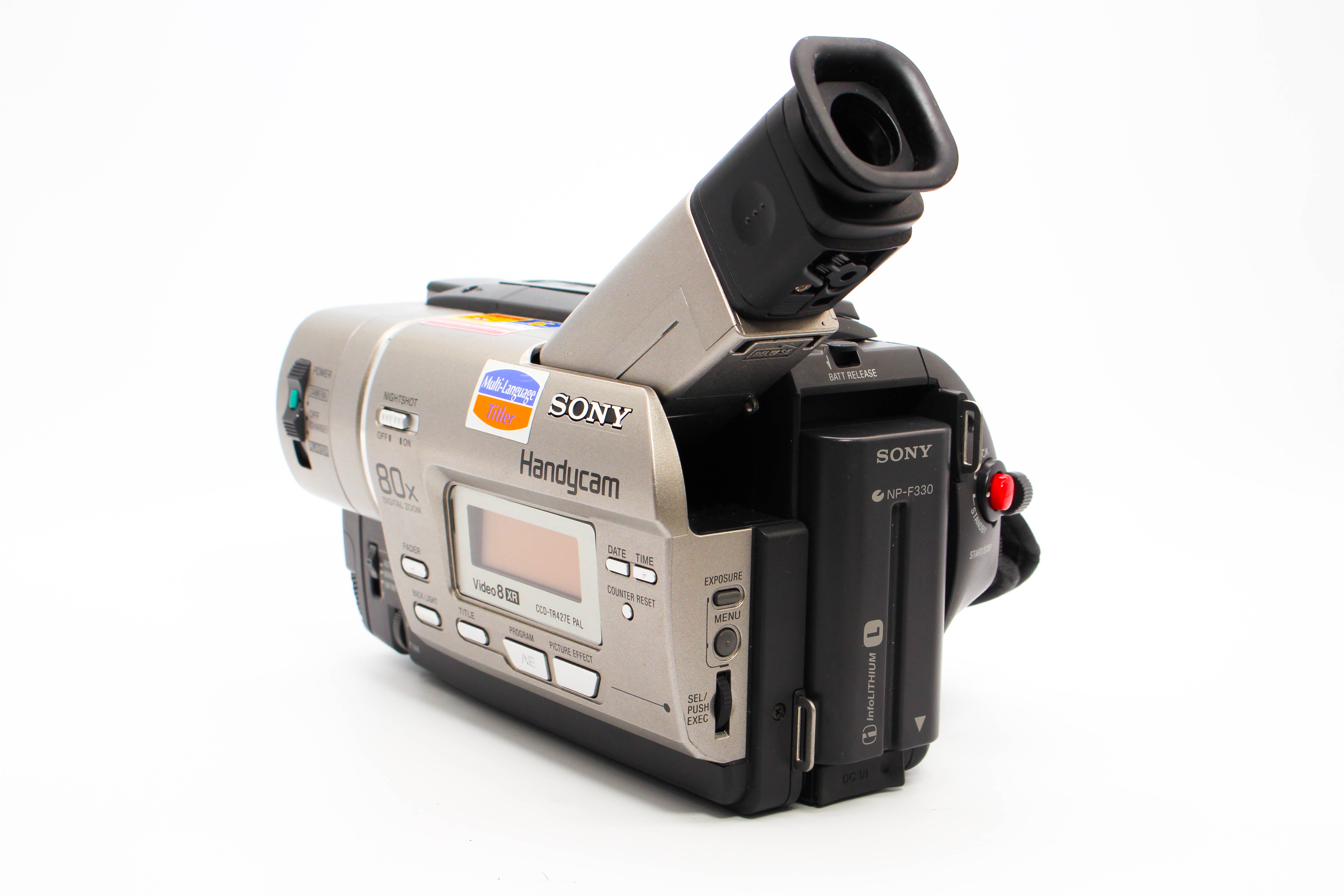Sony CCD-TR427E Video8 XR 8mm Handycam Video Camcorder Camera - Tested Bundle Excellent