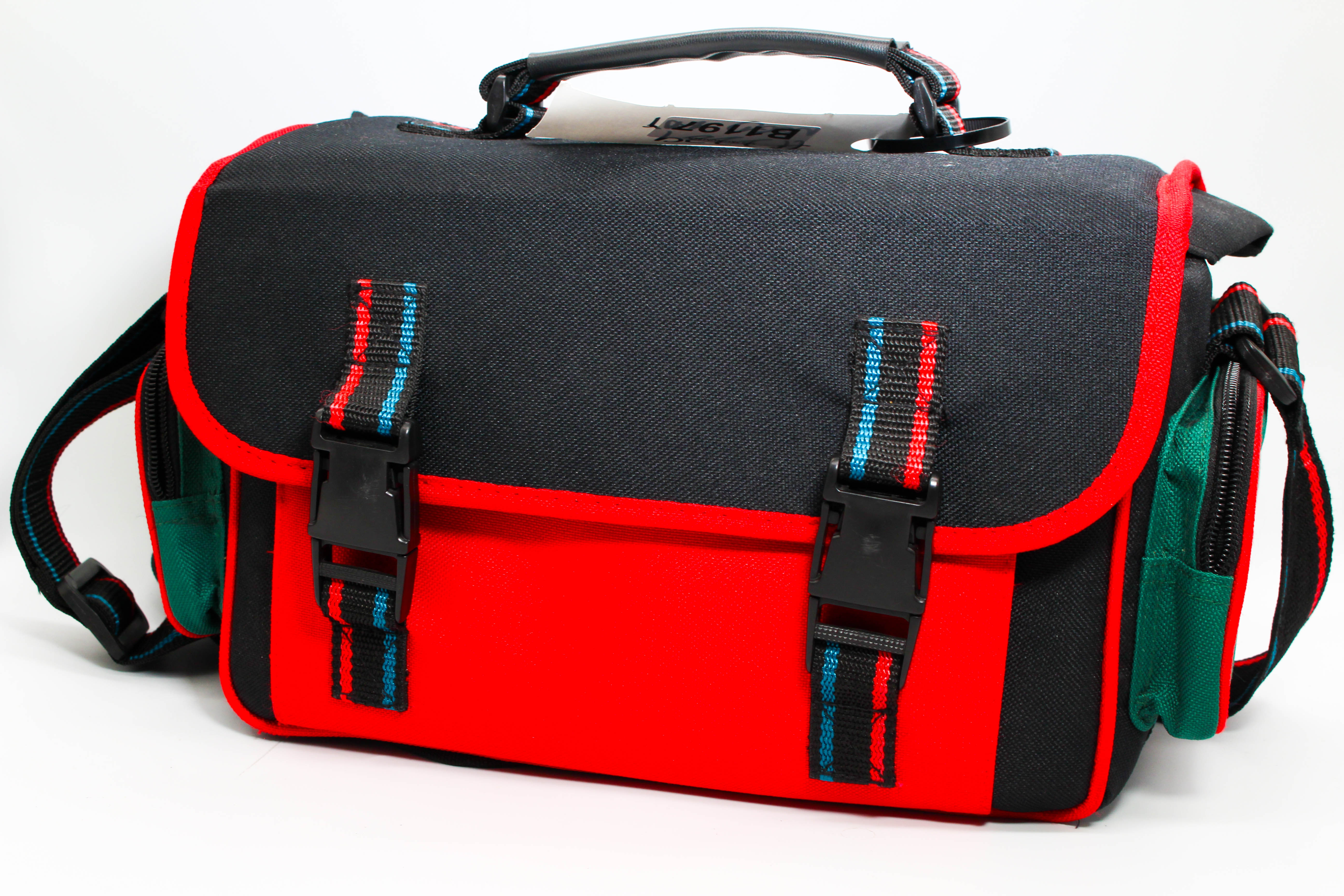Unique Red and Green Camera Bag Case For Camera Camcorder Drone Medium Sized - Excellent