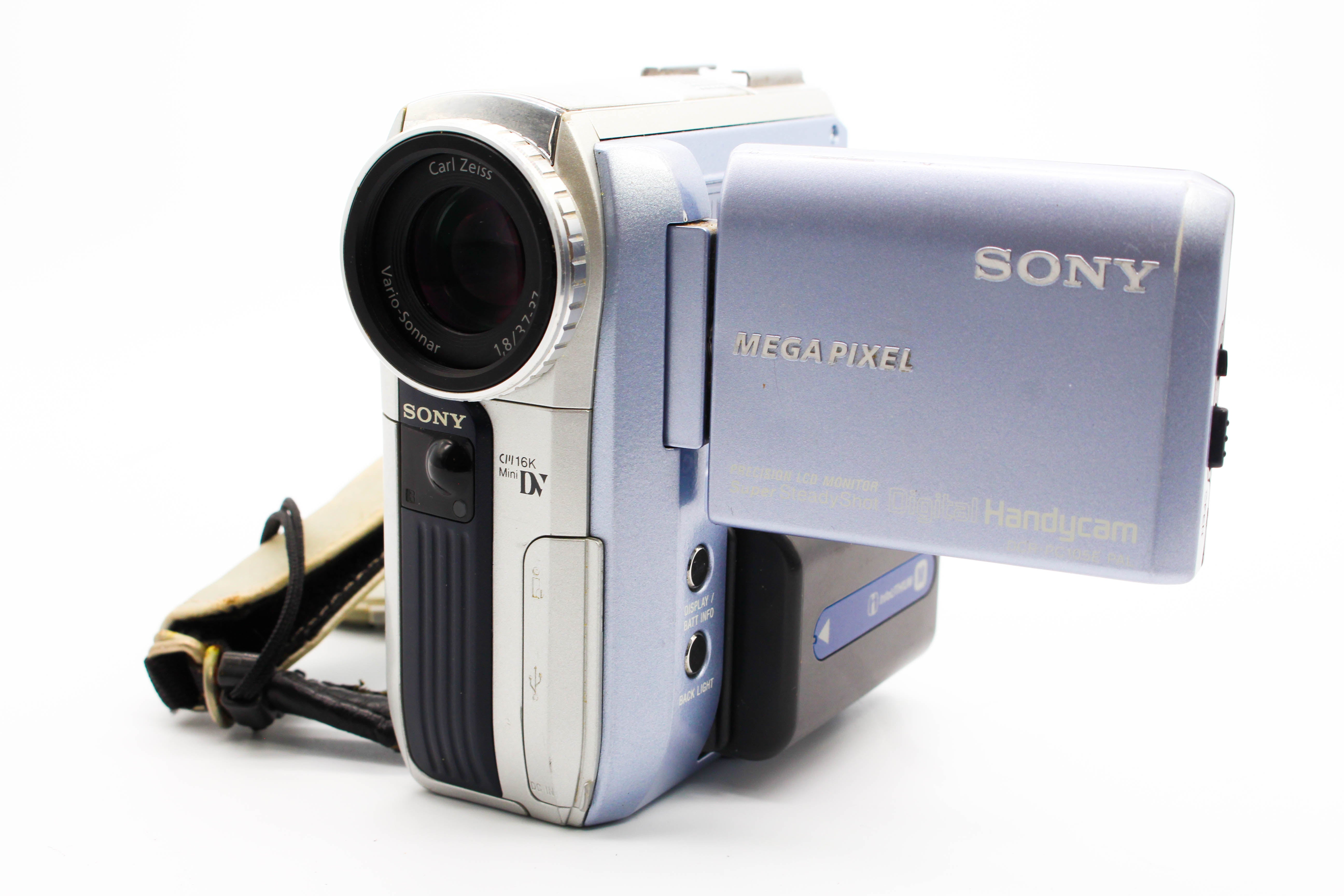 Sony DCR-PC105E MiniDV Handycam Tape Digital Video Camcorder - Tested Bundle Good