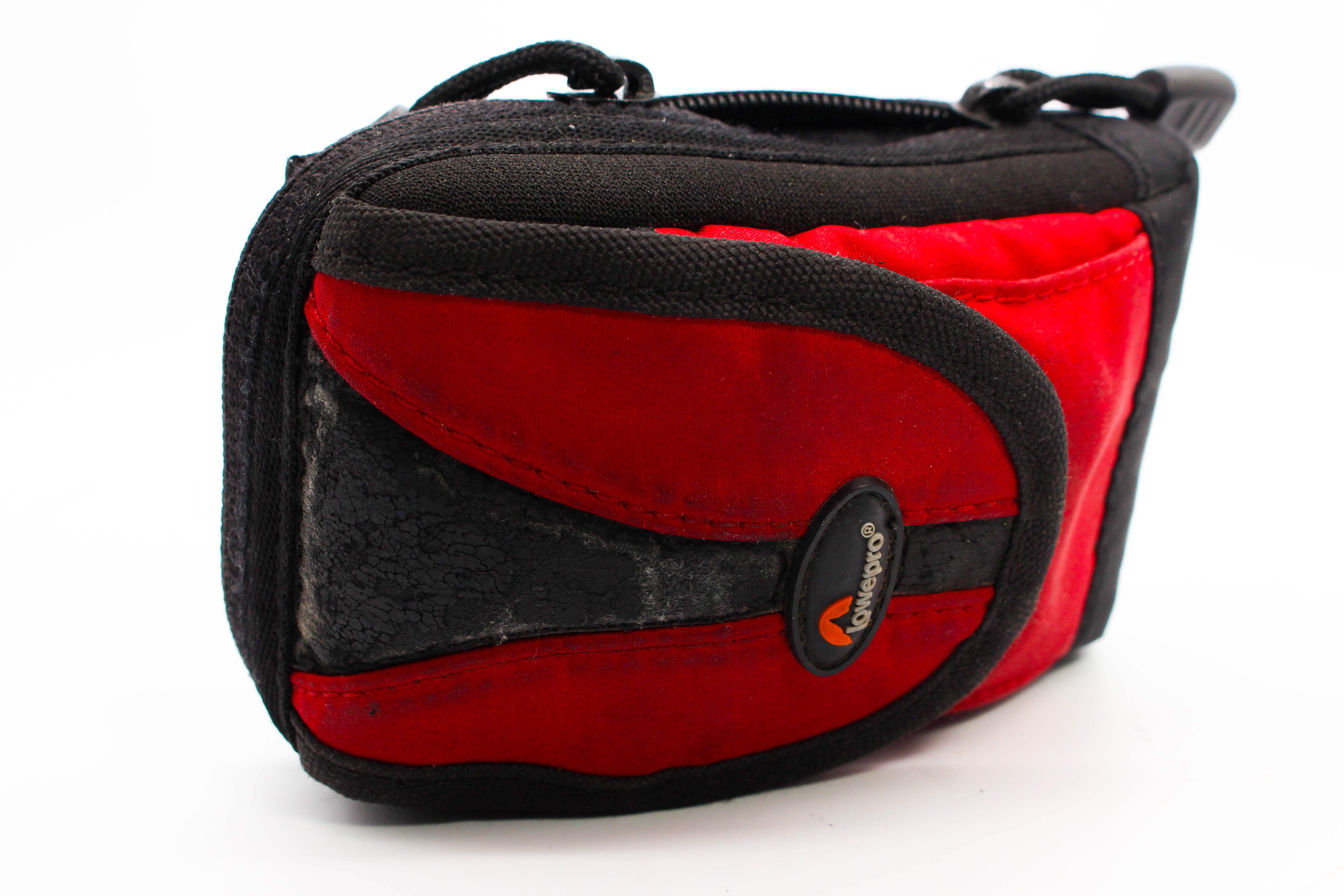 Lowepro Red Camera Bag Case For Camera Camcorder Digicam Small Sized - Good