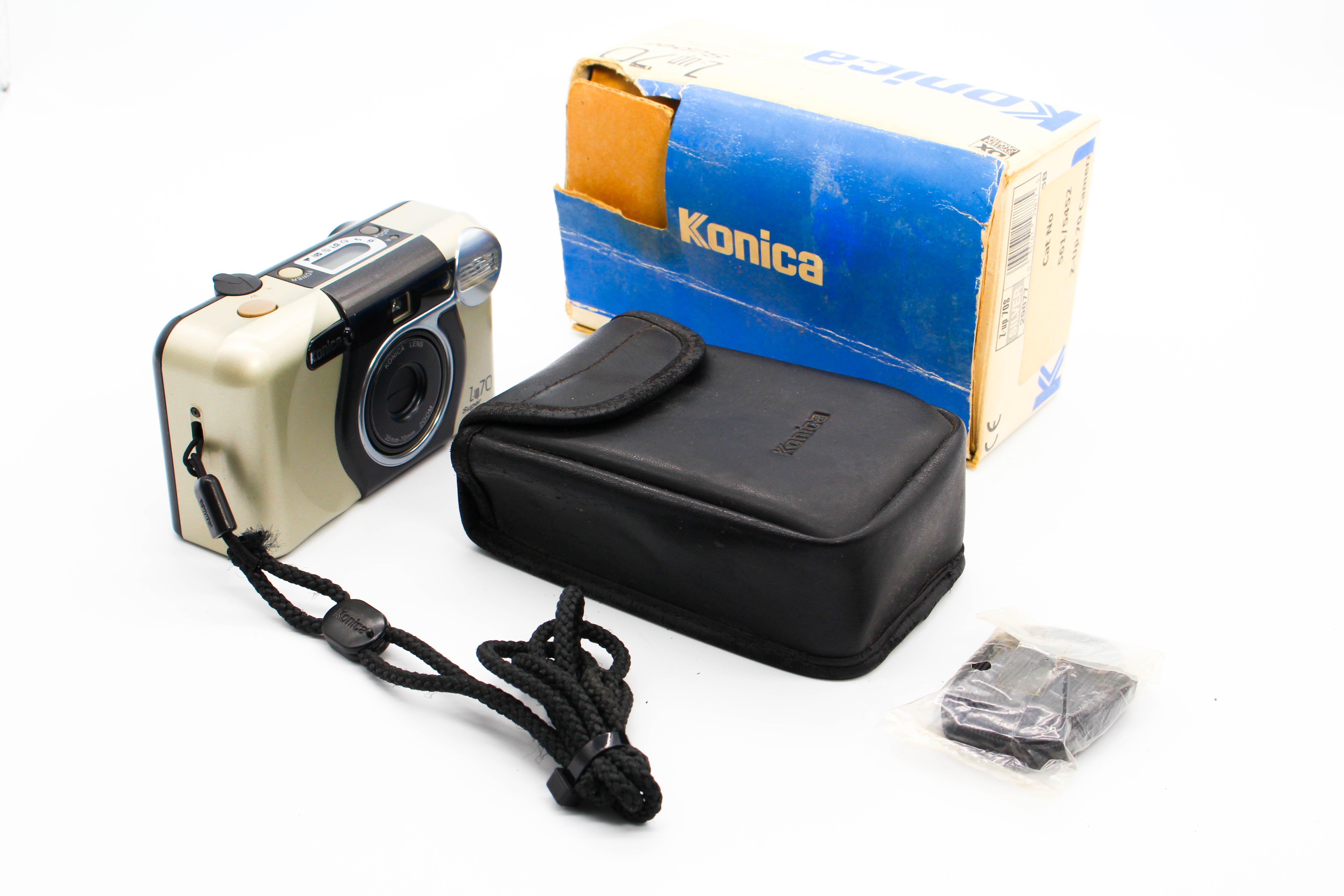Konica Z-UP70 Super 35mm Film Point and Shoot Camera - Tested Bundle Excellent