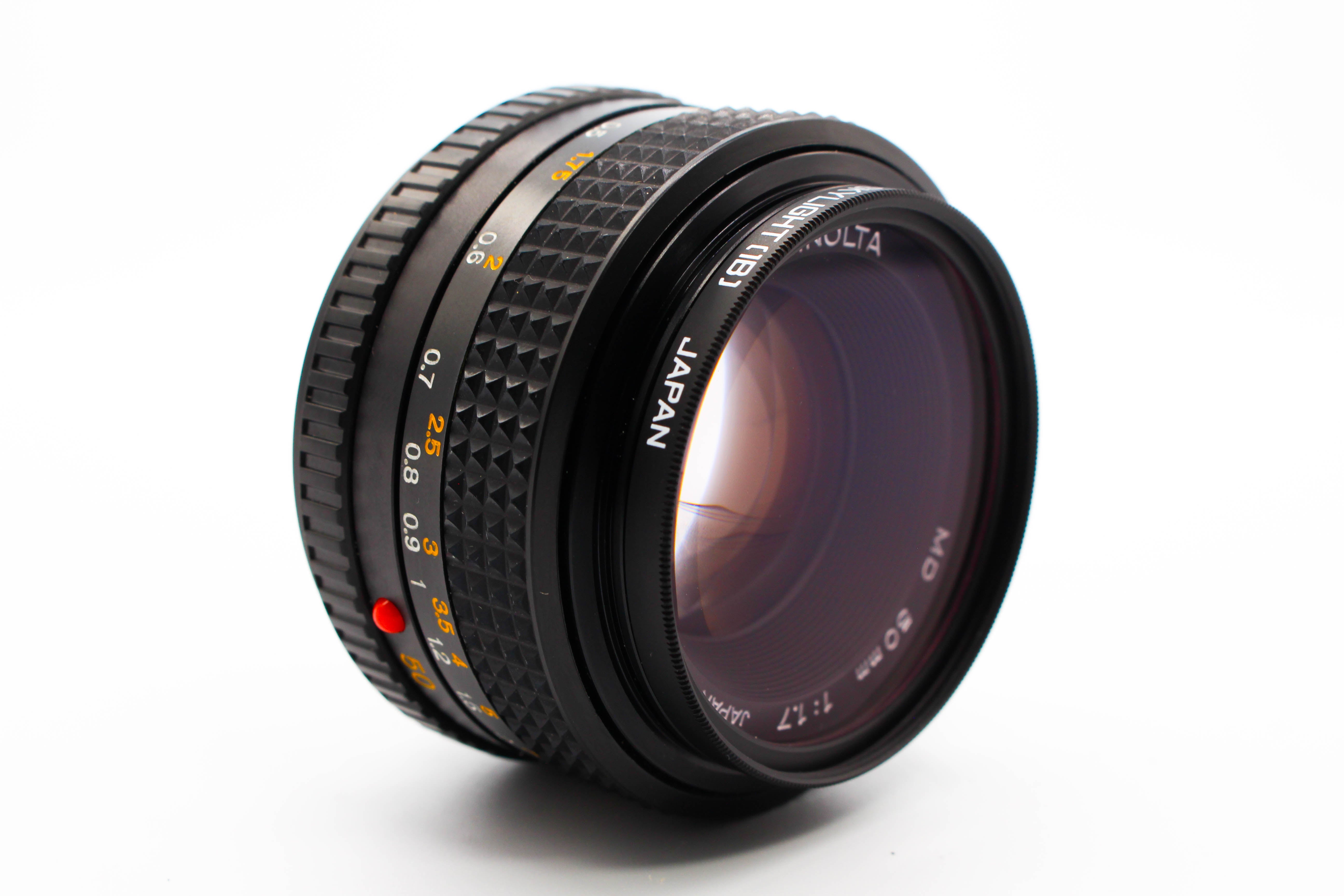 Minolta 50mm f/1.7 MD Mount Lens For SLR Cameras - Tested Excellent