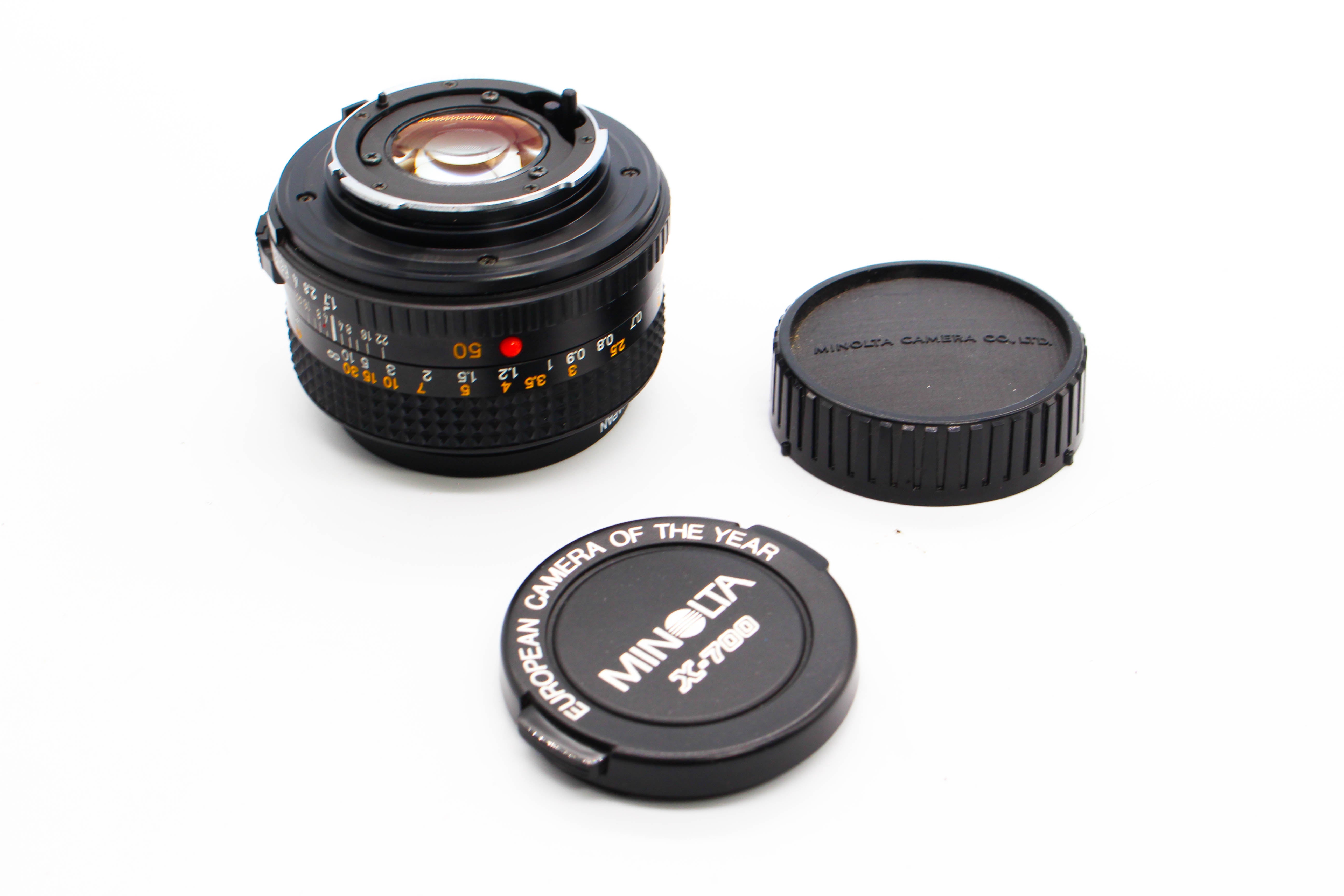 Minolta 50mm f/1.7 MD Mount Lens For SLR Cameras - Tested Excellent