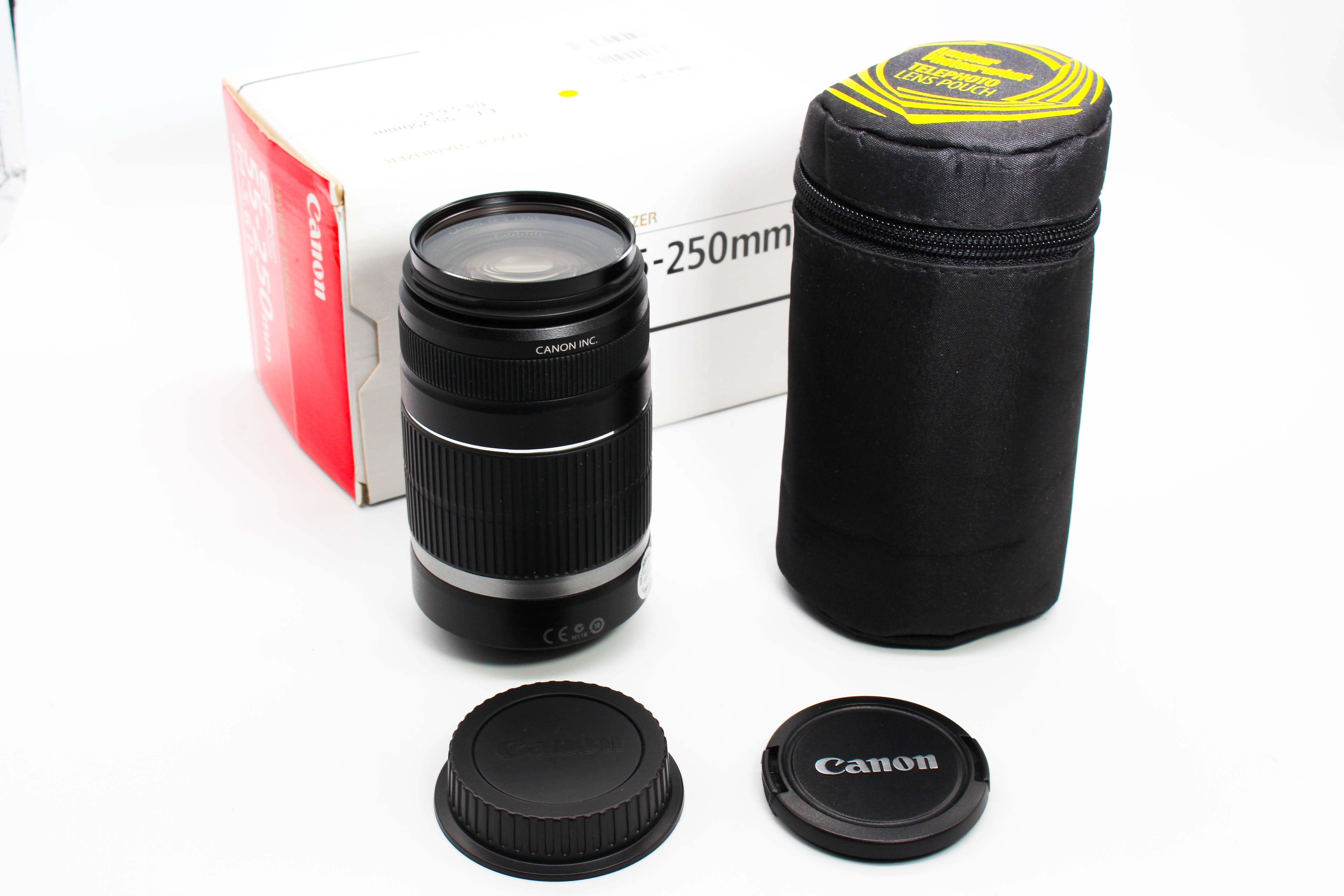 Canon EF-S 55-250mm f/4-5.6 IS Image Stabiliser Zoom Lens - Tested Excellent
