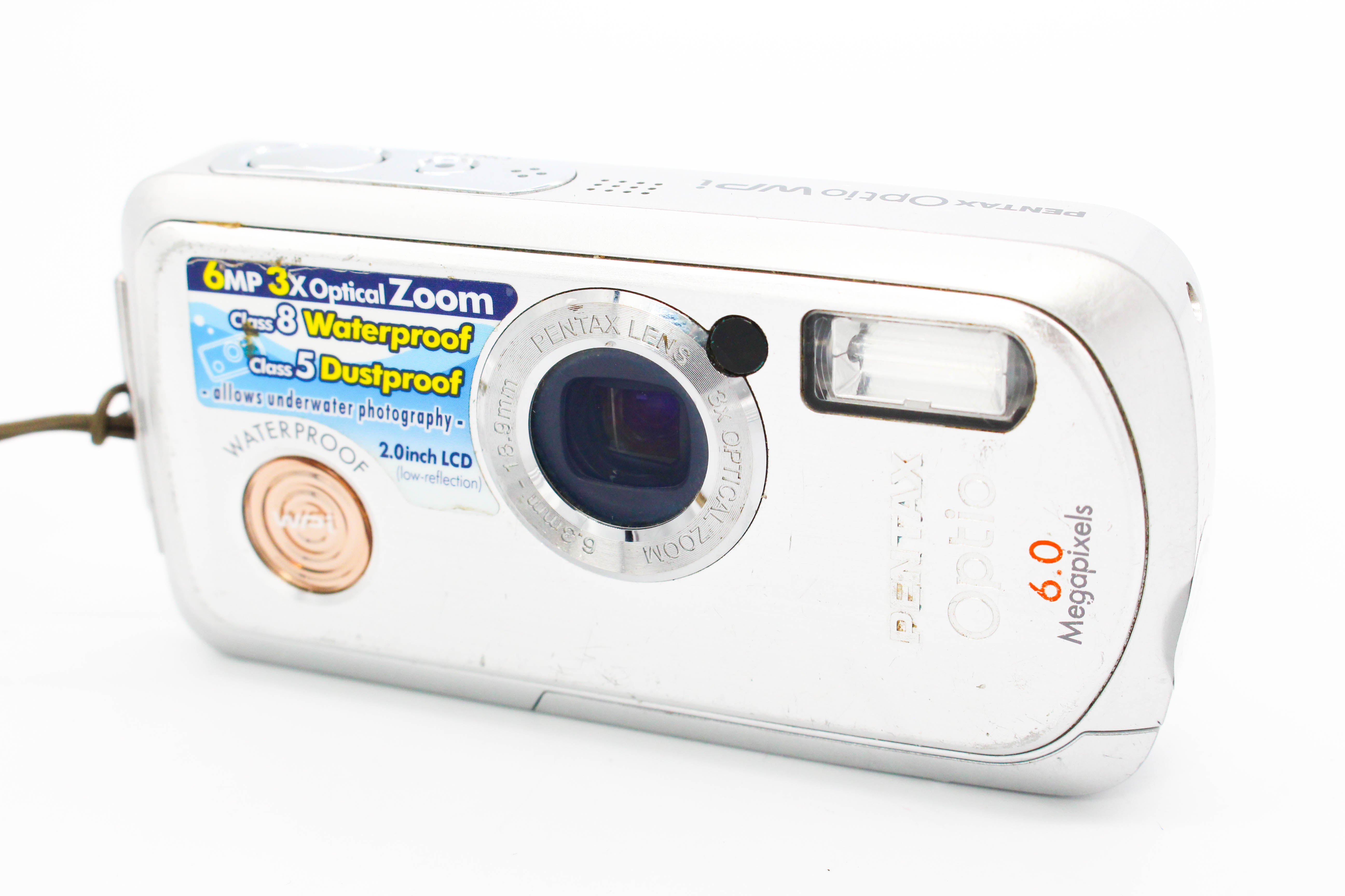 Pentax Optio WPi  Digital Photo Video Retro Camera Digicam - Tested Bundle